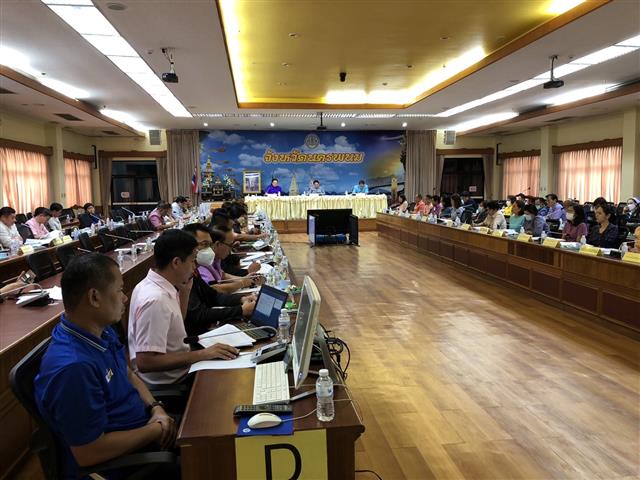 พช.นครพนม ร่วมประชุมวางแผนการบริหารจัดการน้ำและการเข้าช่วยเหลือผู้ประสบภัย