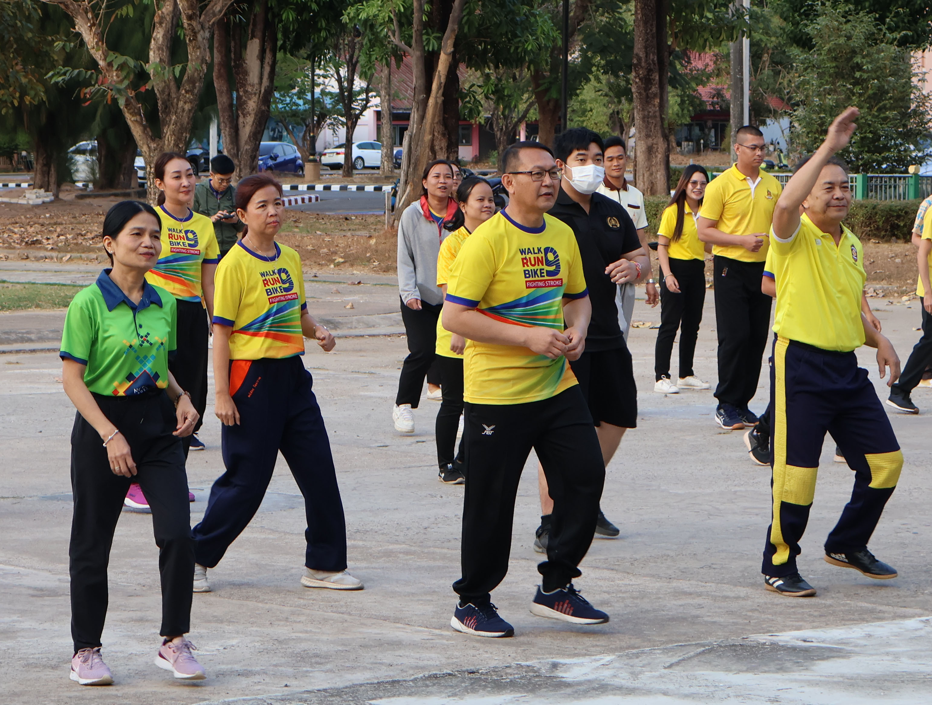 พช.นครพนม ร่วมกิจกรรม Exercise สร้างนิสัยออกกำลังกาย ทุกวันพุธ