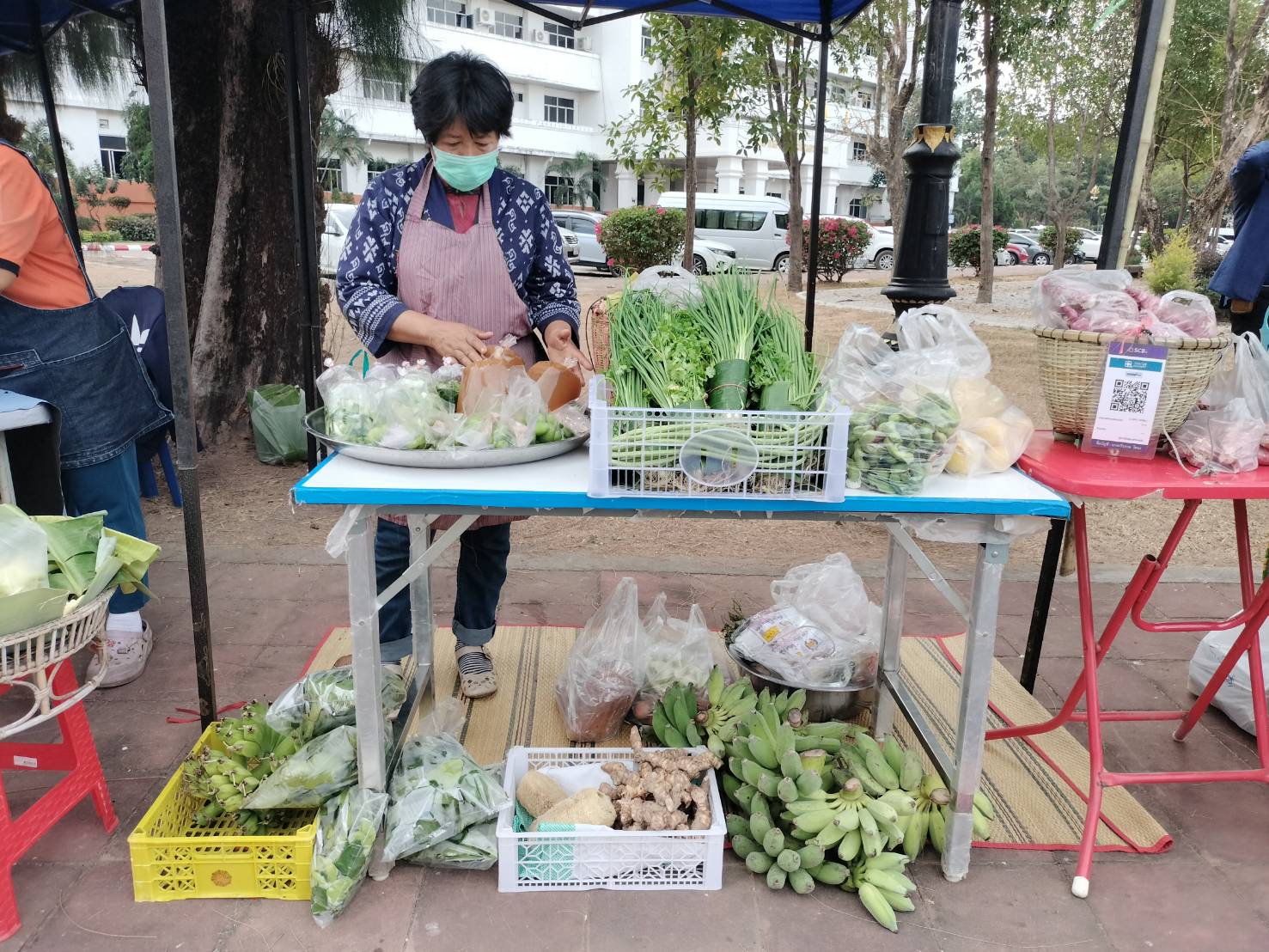 นครพนม   จัดแสดงและจำหน่ายผลผลิต โคก หนอง นา “ตลาดนัดโคก หนอง นา และอาหารปลอดภัย” สู่ความยั่งยืน