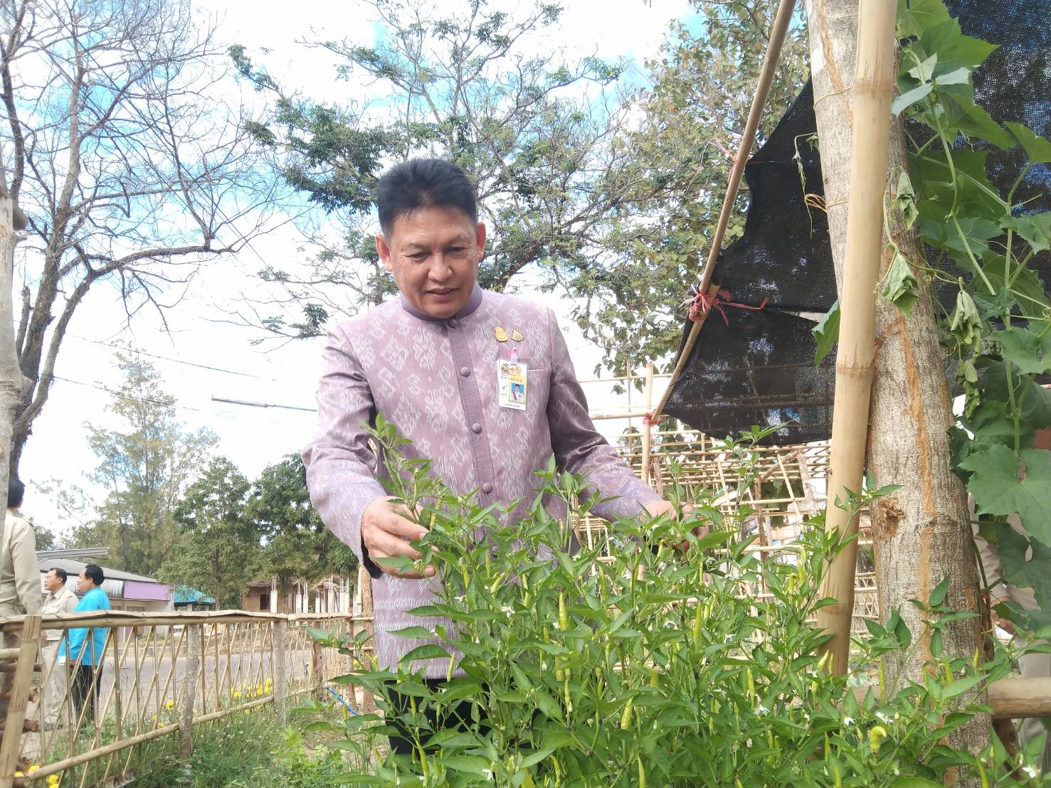 ผู้ตรวจราชการกรมฯ   เขตที่11  ลงพื้นที่เยี่ยมชมผลสำเร็จการสร้างความมั่นคงทางอาหาร