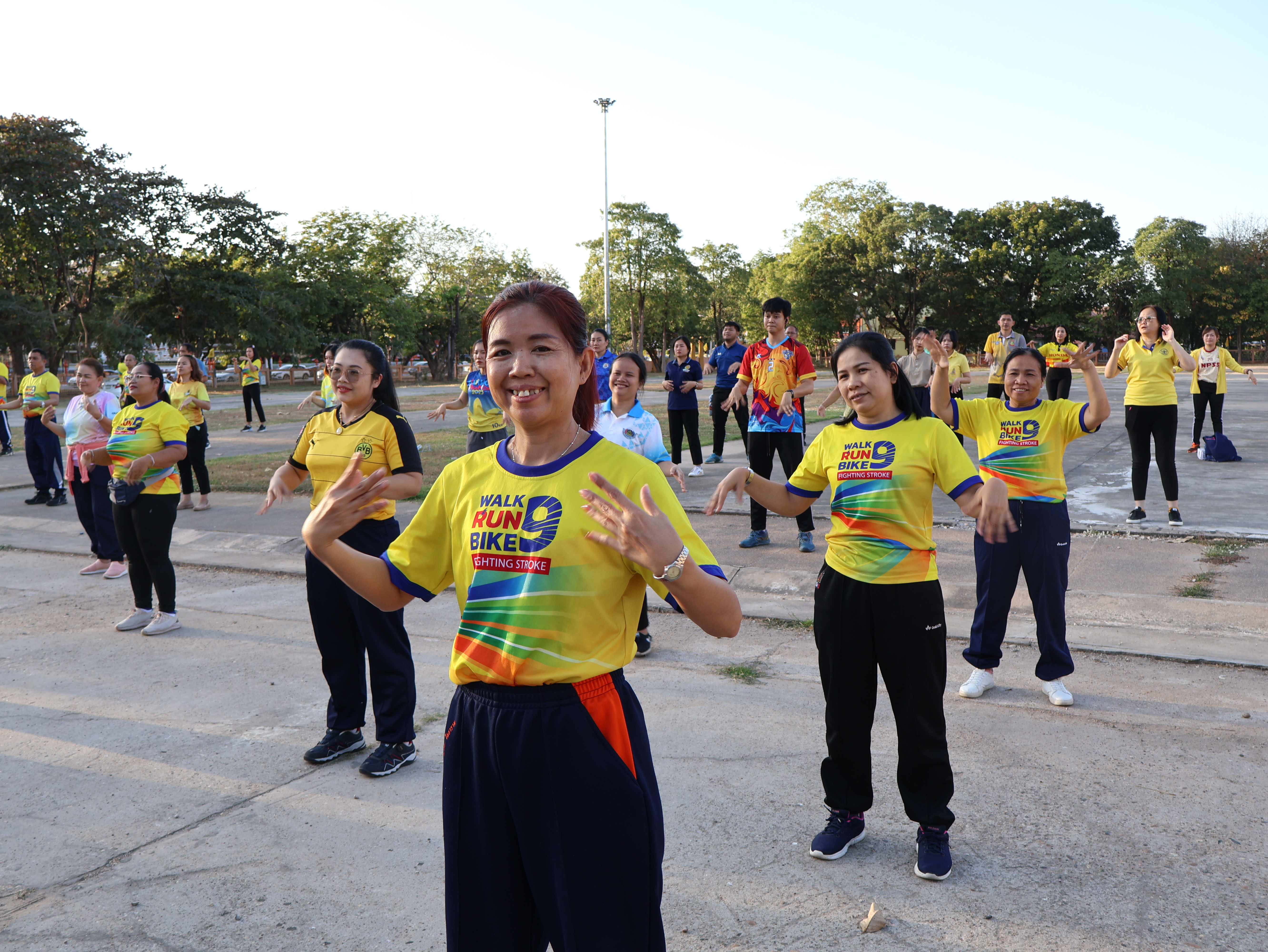 พช.นครพนม ร่วมกิจกรรม Exercise สร้างนิสัยออกกำลังกาย ทุกวันพุธ