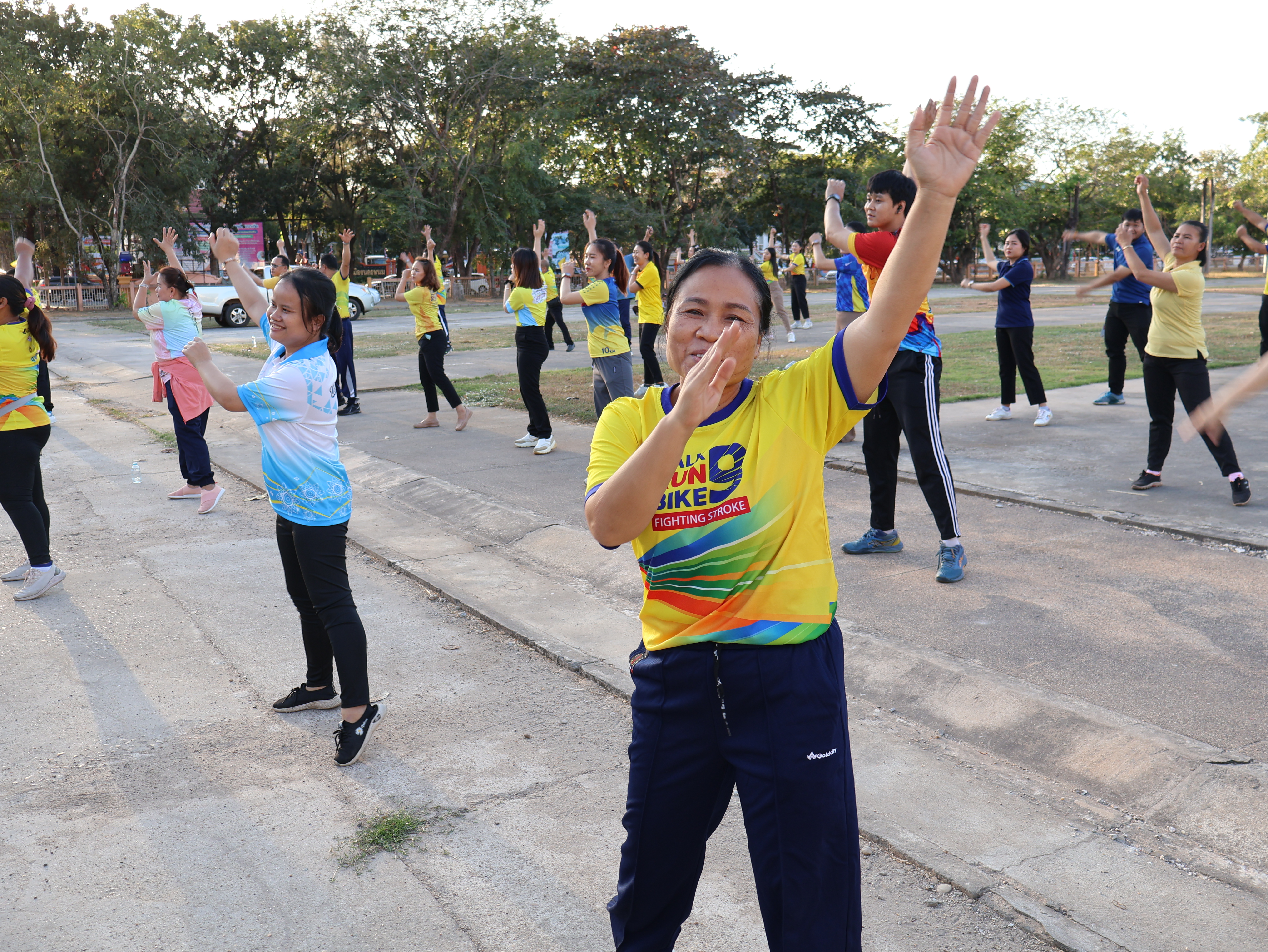 พช.นครพนม ร่วมกิจกรรม Exercise สร้างนิสัยออกกำลังกาย ทุกวันพุธ