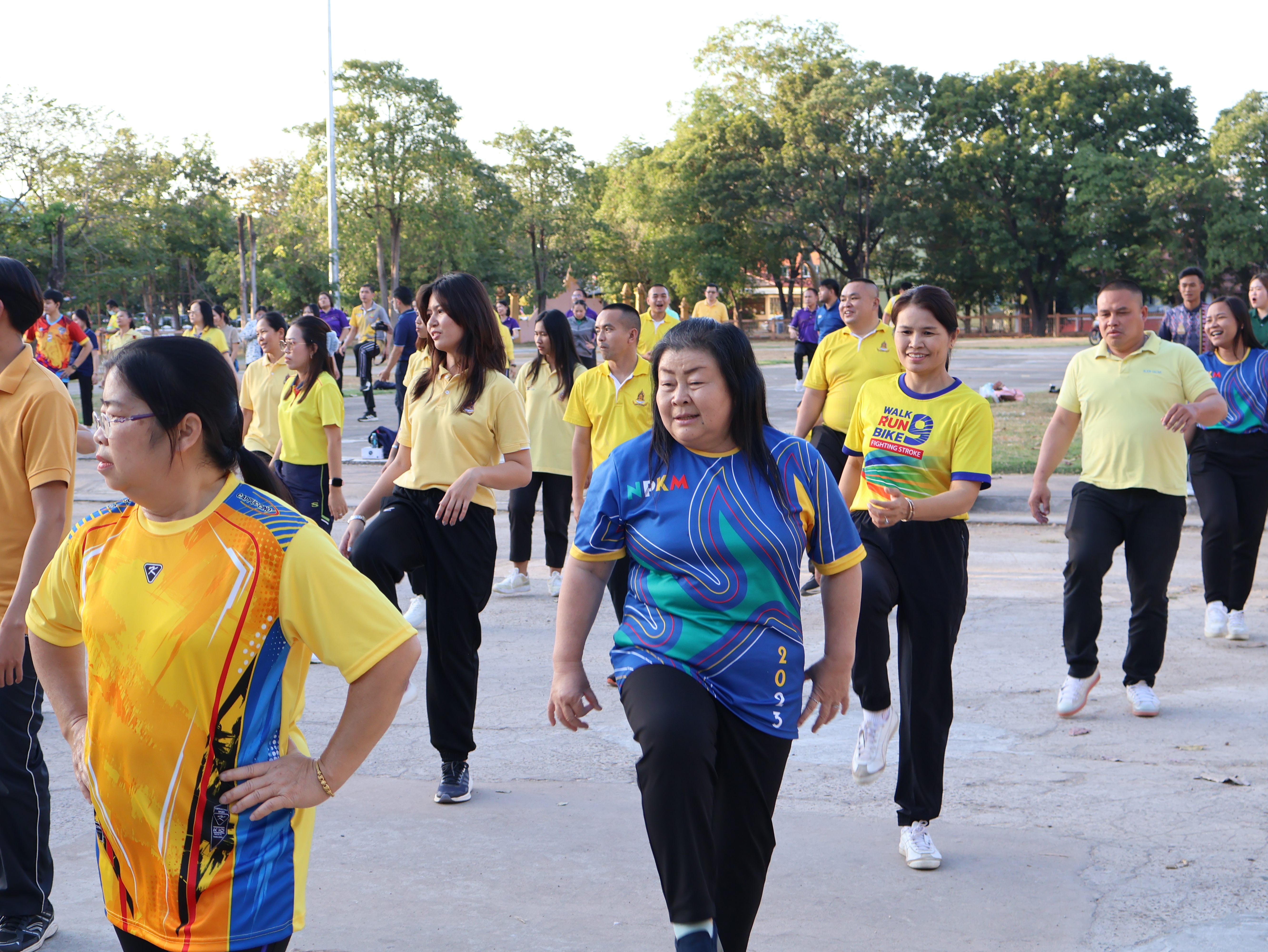 พช.นครพนม ร่วมกิจกรรม Exercise สร้างนิสัยออกกำลังกาย ทุกวันพุธ