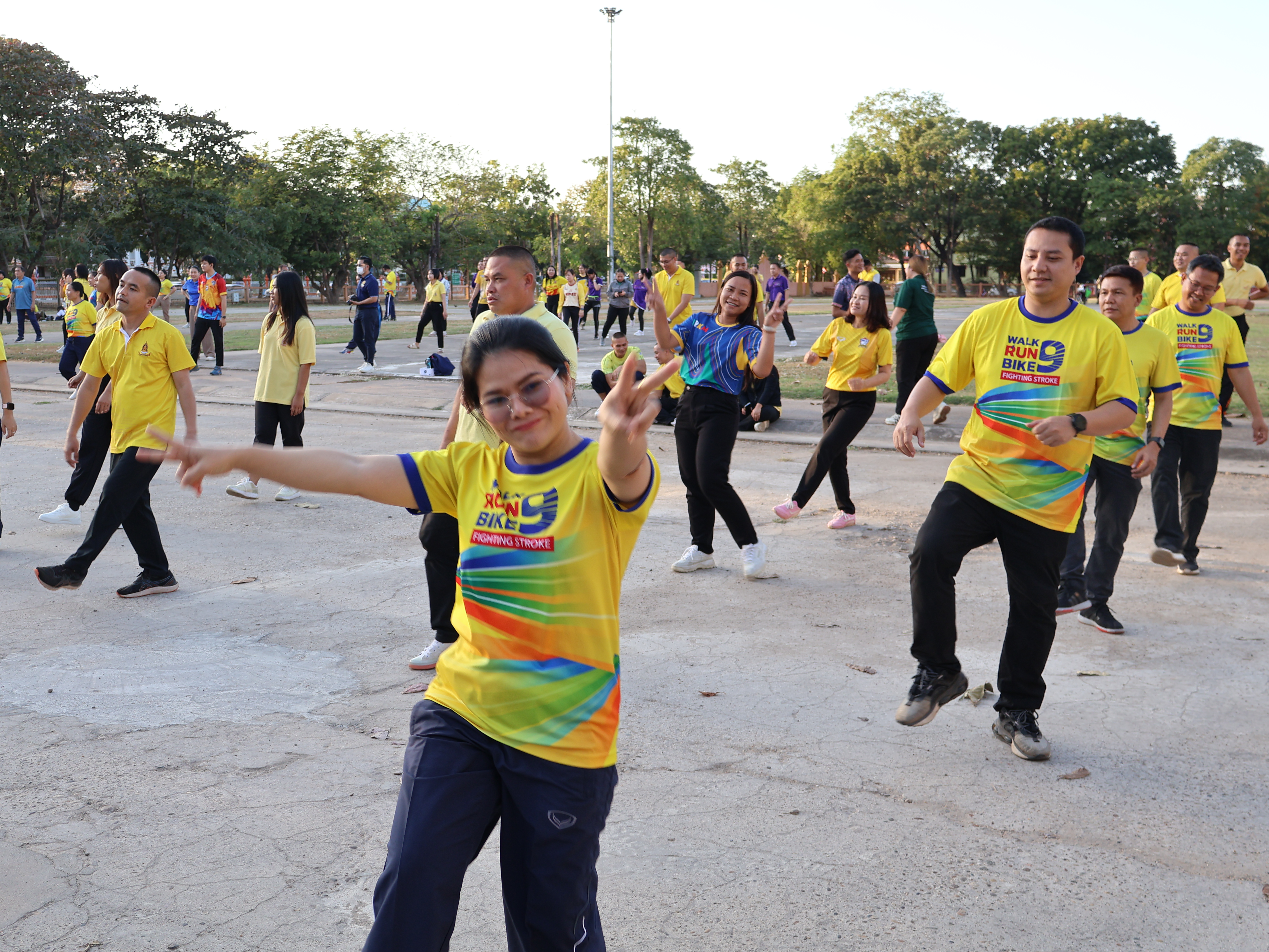 พช.นครพนม ร่วมกิจกรรม Exercise สร้างนิสัยออกกำลังกาย ทุกวันพุธ