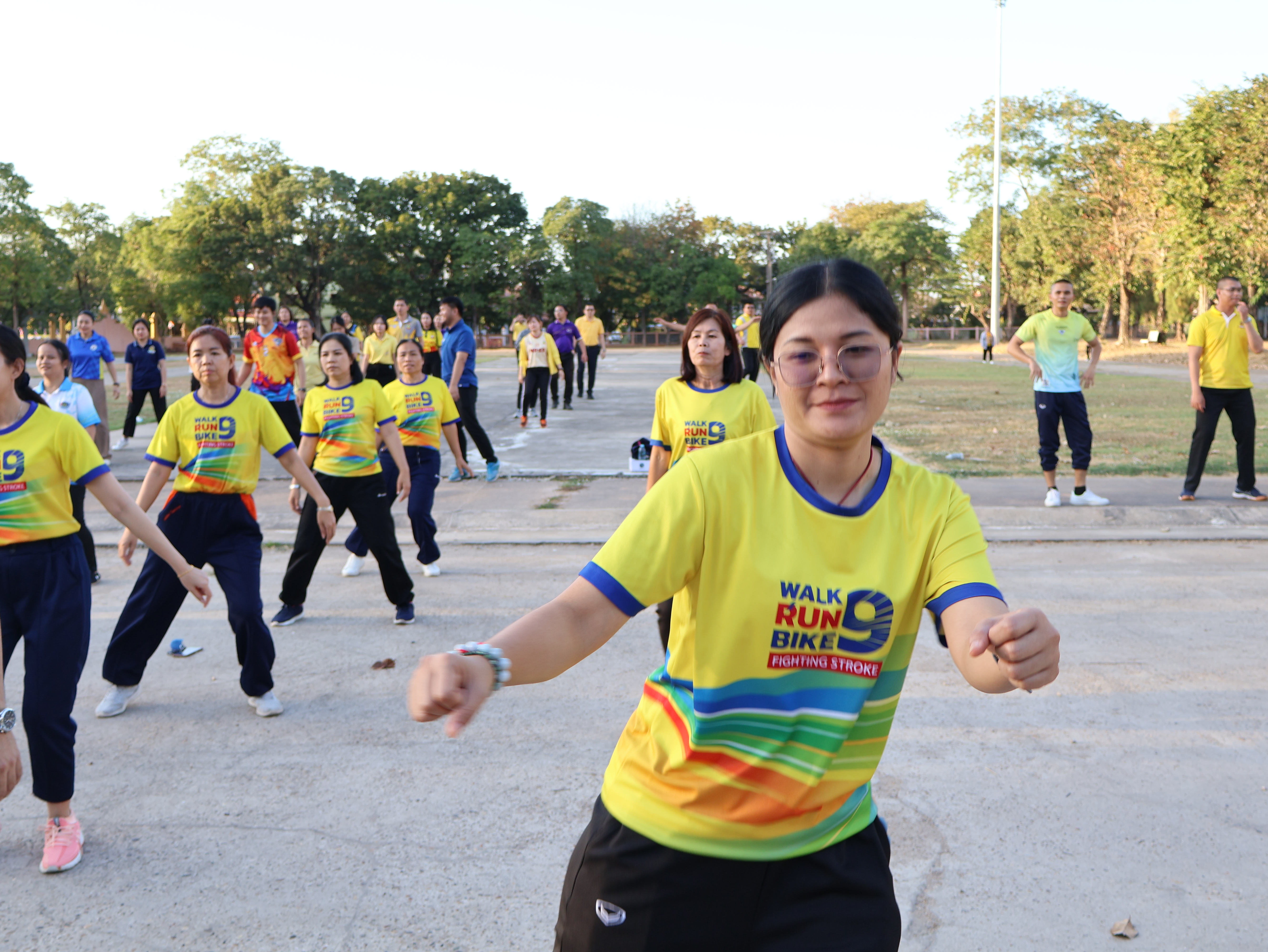 พช.นครพนม ร่วมกิจกรรม Exercise สร้างนิสัยออกกำลังกาย ทุกวันพุธ