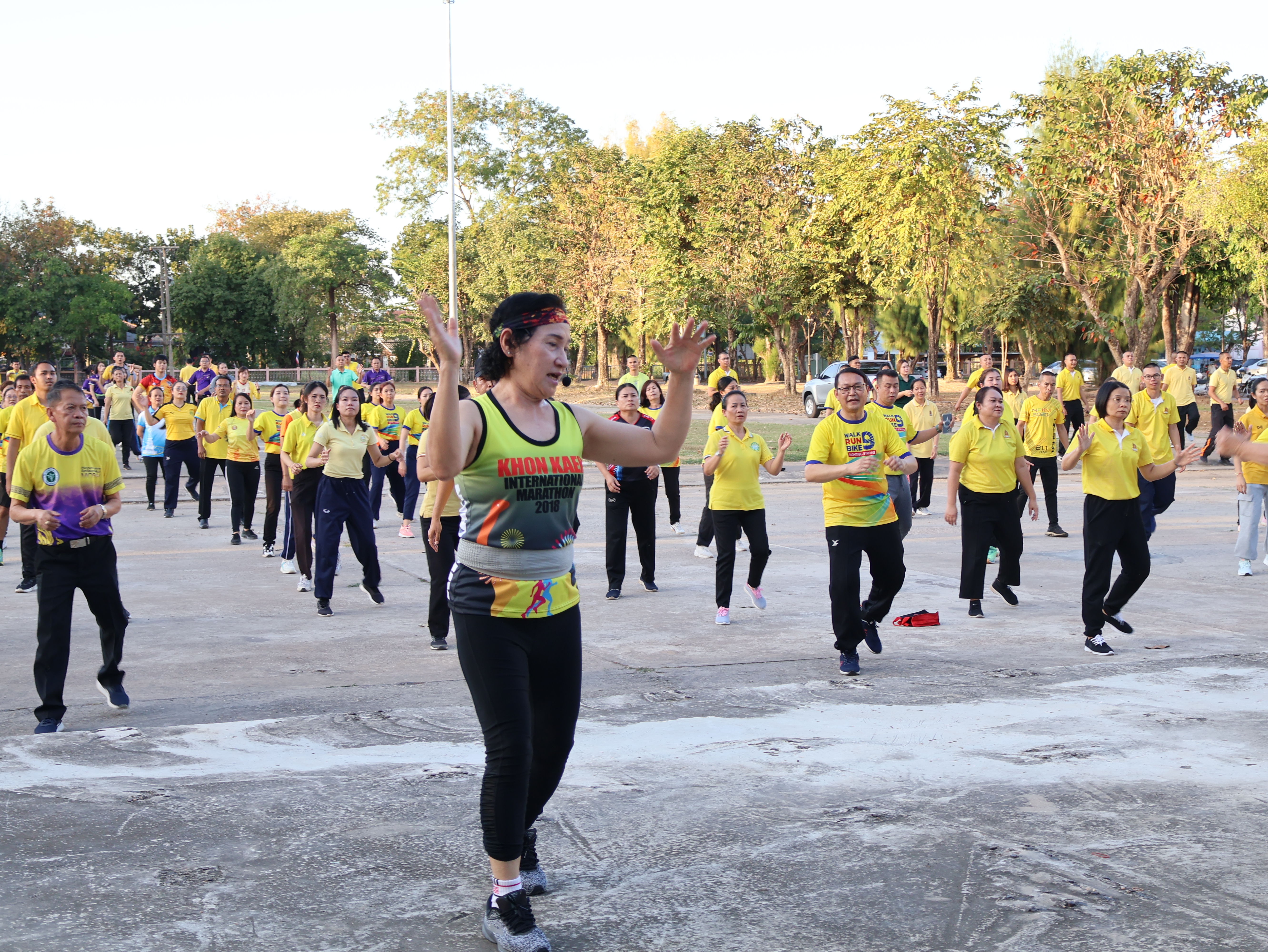 พช.นครพนม ร่วมกิจกรรม Exercise สร้างนิสัยออกกำลังกาย ทุกวันพุธ