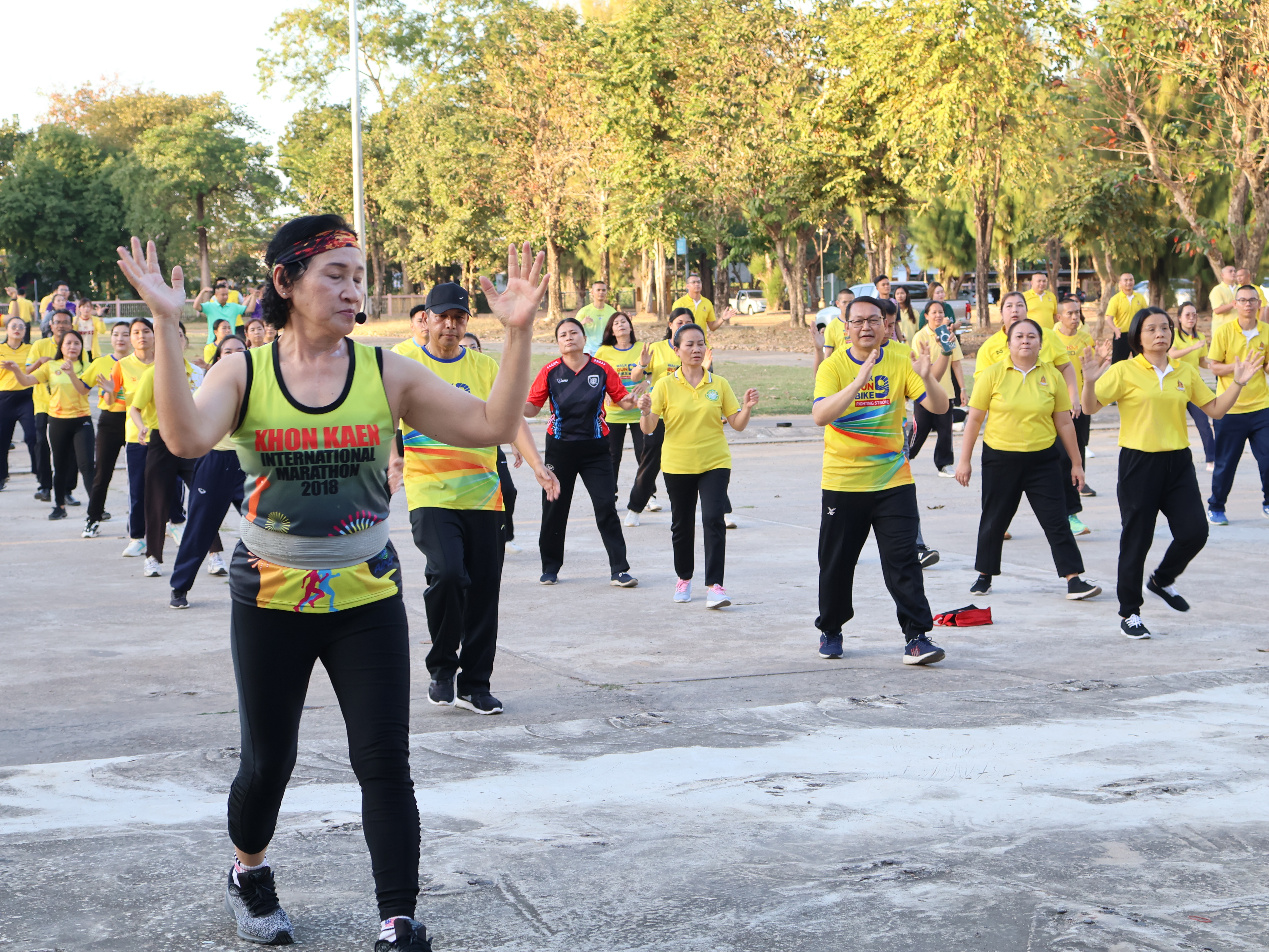 พช.นครพนม ร่วมกิจกรรม Exercise สร้างนิสัยออกกำลังกาย ทุกวันพุธ