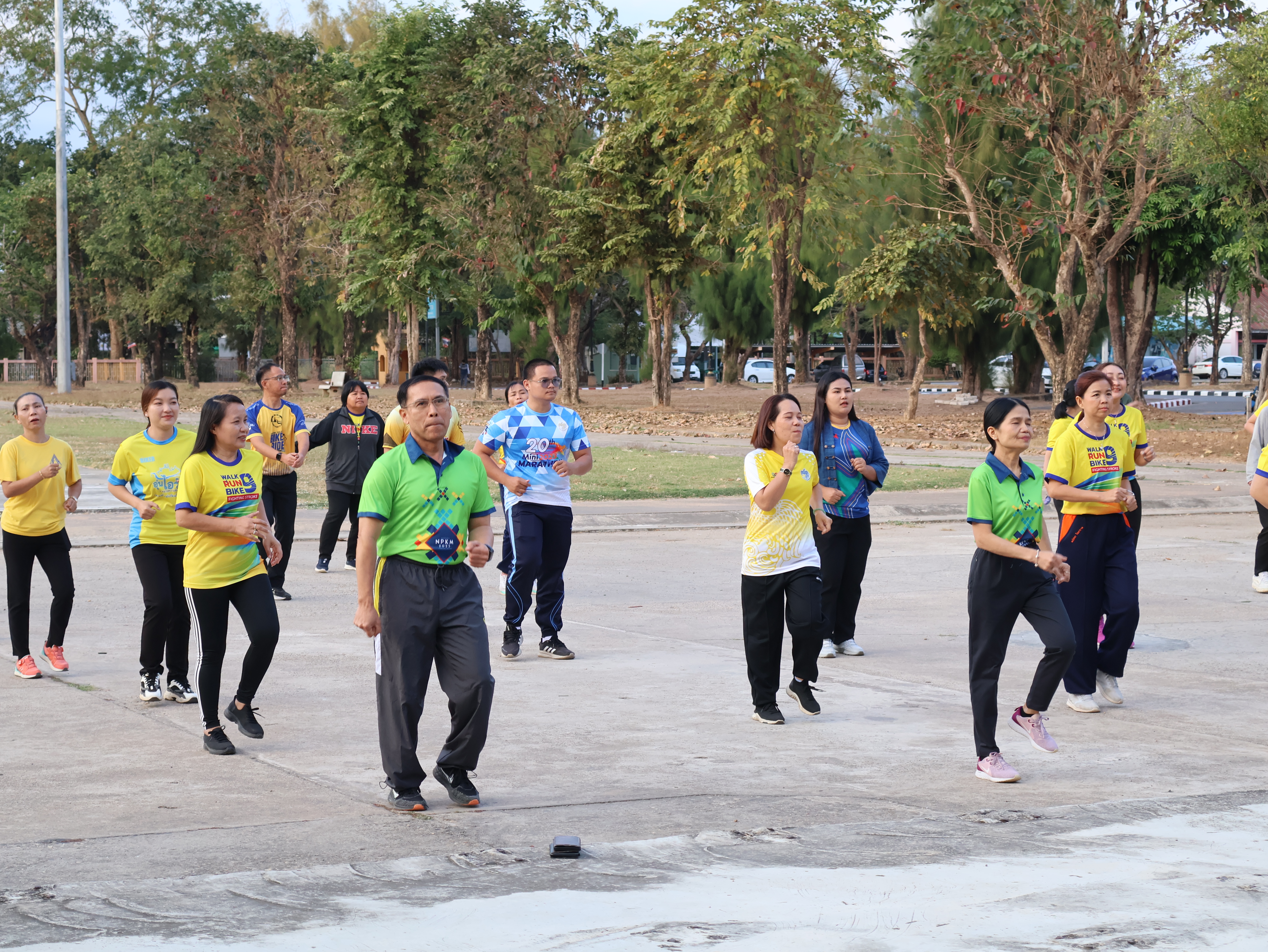 พช.นครพนม ร่วมกิจกรรม Exercise สร้างนิสัยออกกำลังกาย ทุกวันพุธ