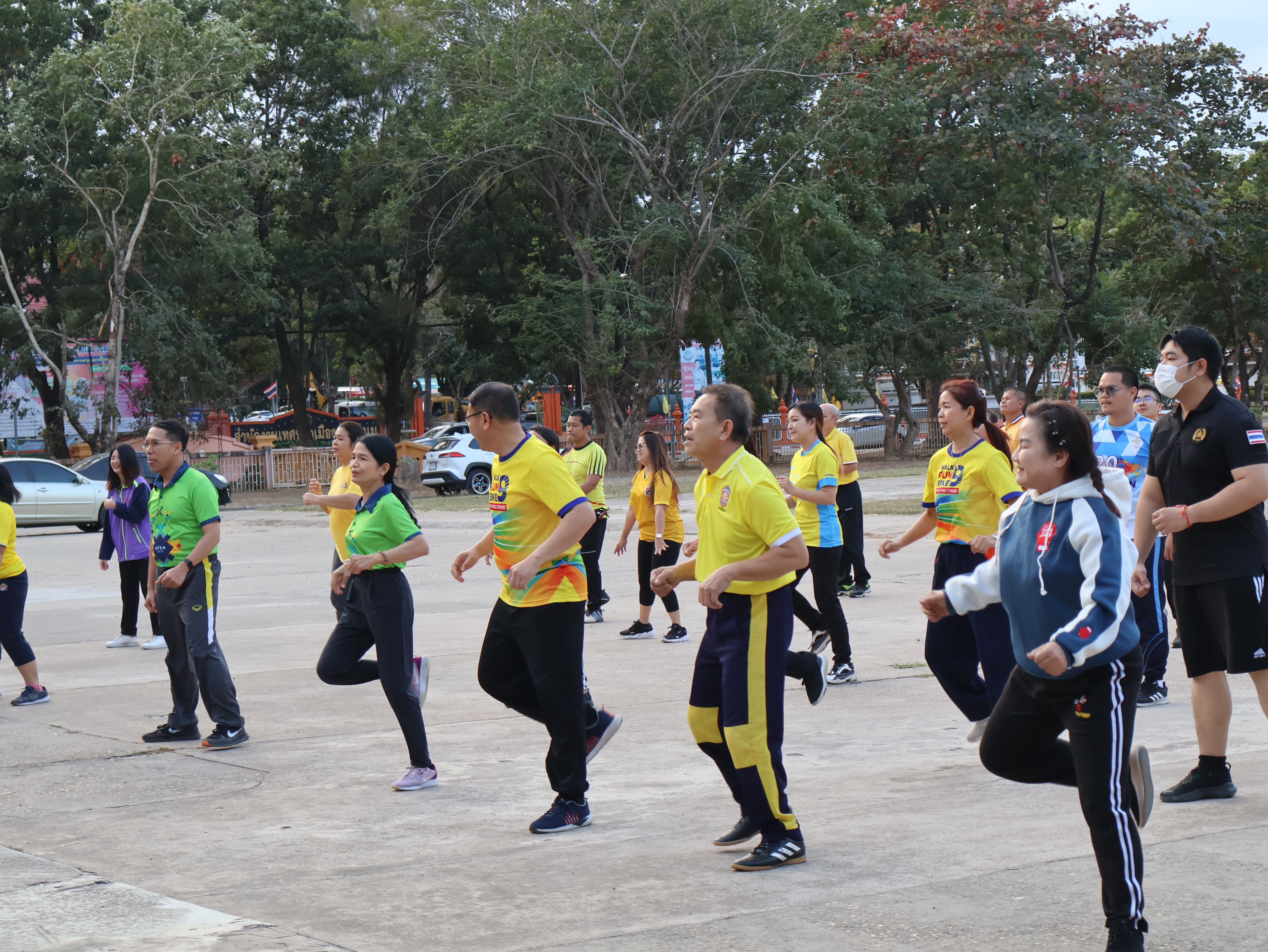 พช.นครพนม ร่วมกิจกรรม Exercise สร้างนิสัยออกกำลังกาย ทุกวันพุธ