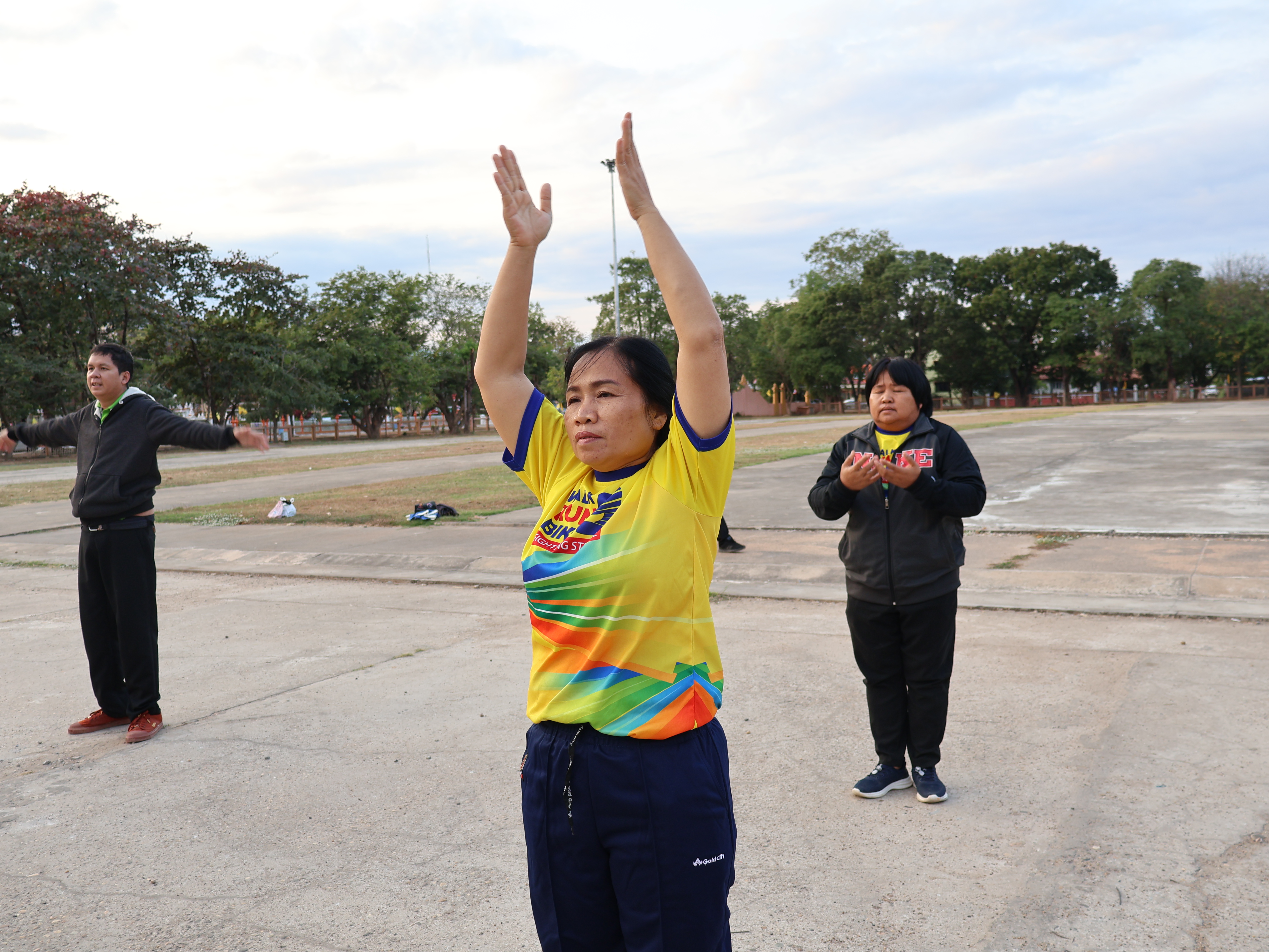 พช.นครพนม ร่วมกิจกรรม Exercise สร้างนิสัยออกกำลังกาย ทุกวันพุธ
