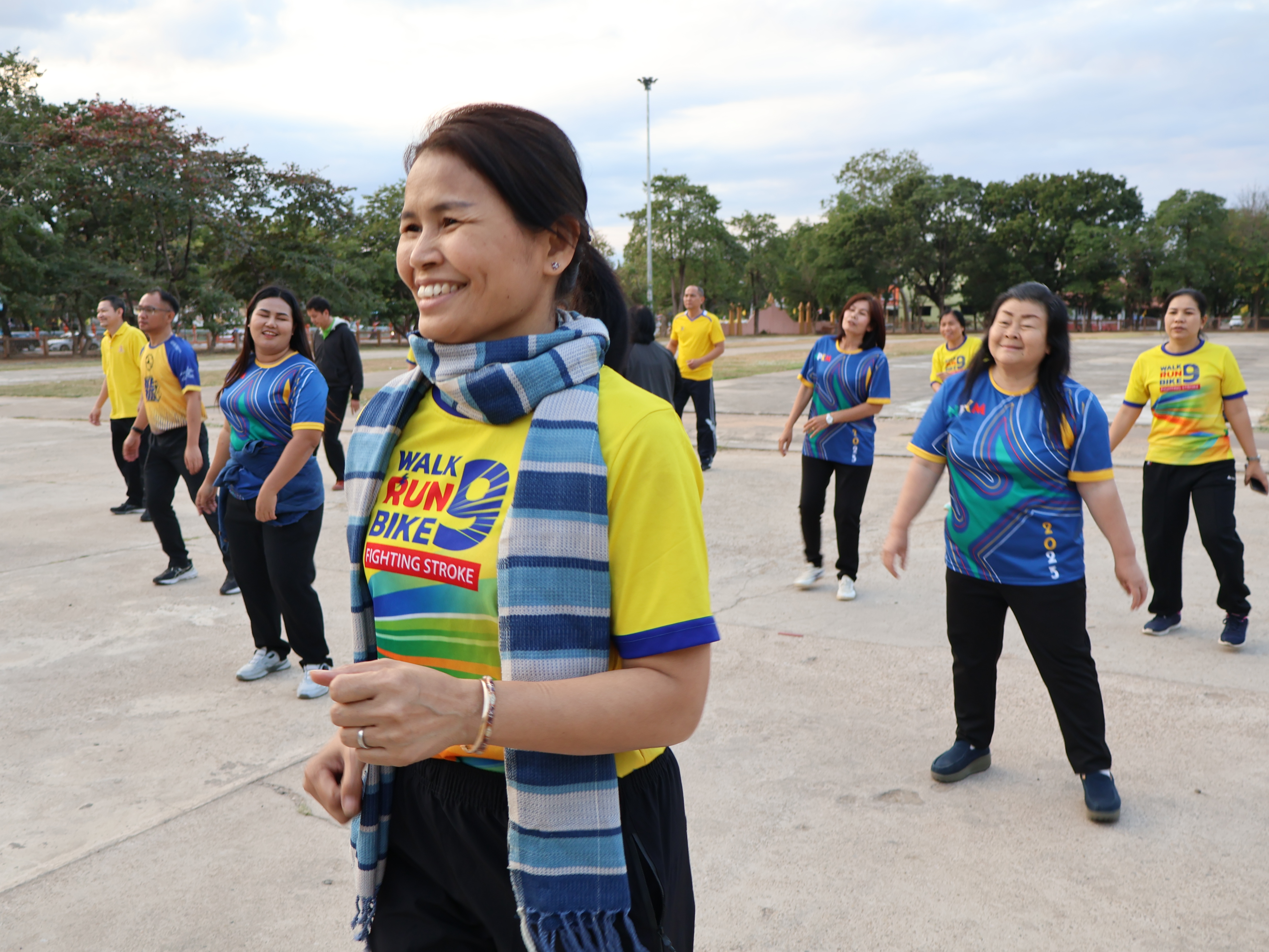 พช.นครพนม ร่วมกิจกรรม Exercise สร้างนิสัยออกกำลังกาย ทุกวันพุธ