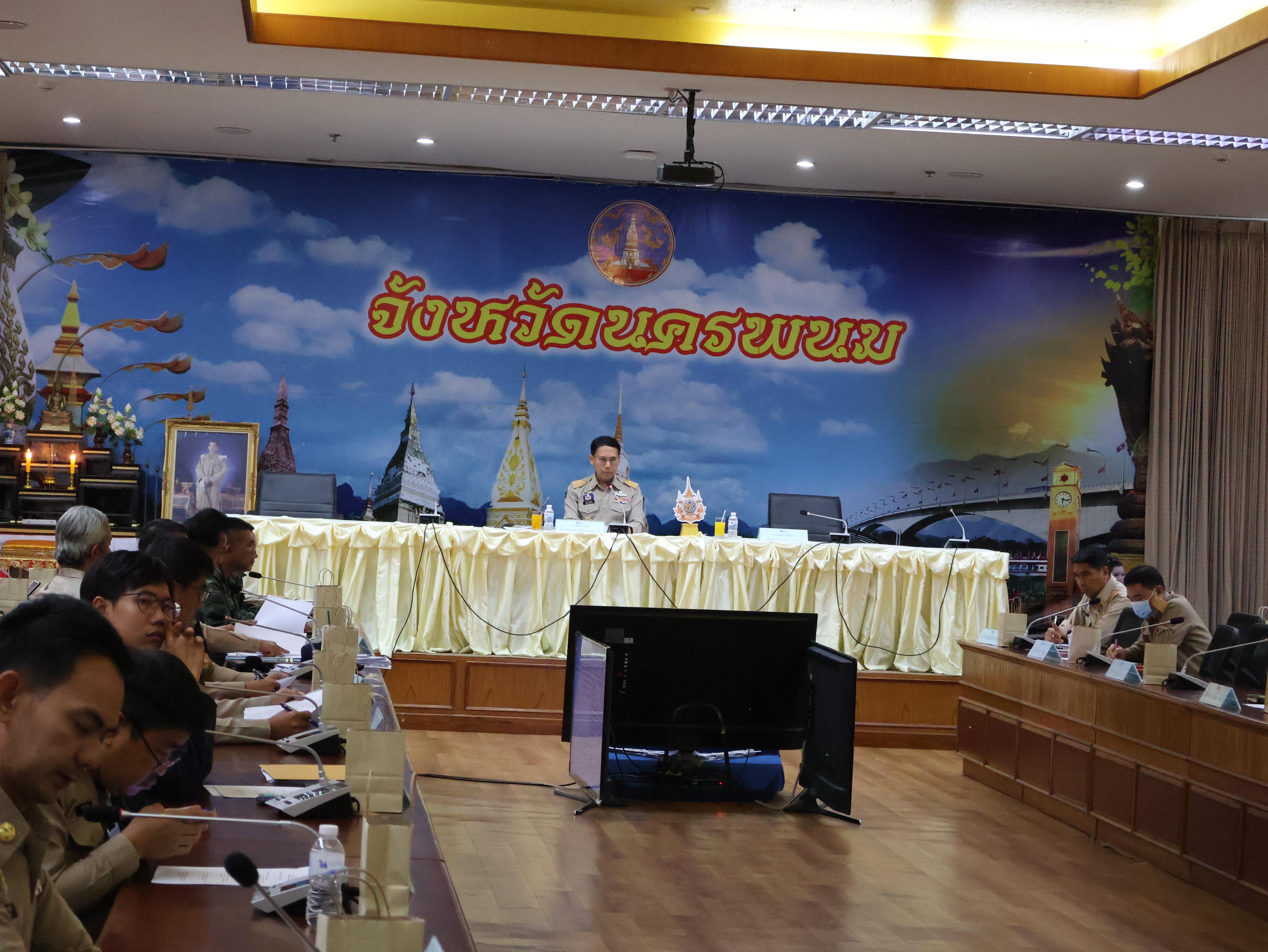 พช.นครพนม ร่วมประชุมคณะกรรมการศูนย์อำนวยการป้องกันและปราบปรามยาเสพติดจังหวัดนครพนม (ศอ.ปส.จ.นพ.) ครั้งที่ 1/2567