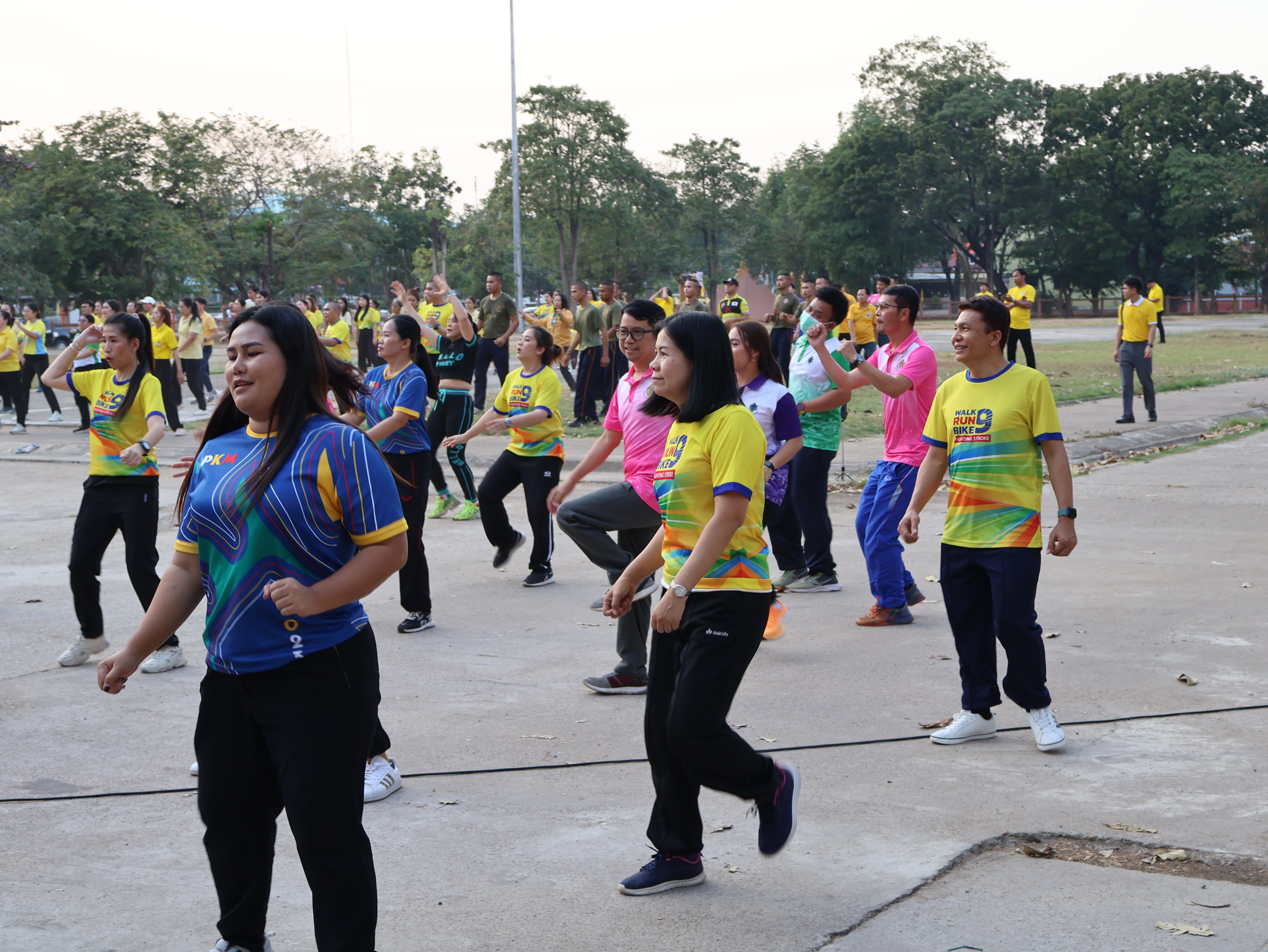 พช.นครพนม ร่วมกิจกรรม Exercise สร้างนิสัยออกกำลังกาย ทุกวันพุธ