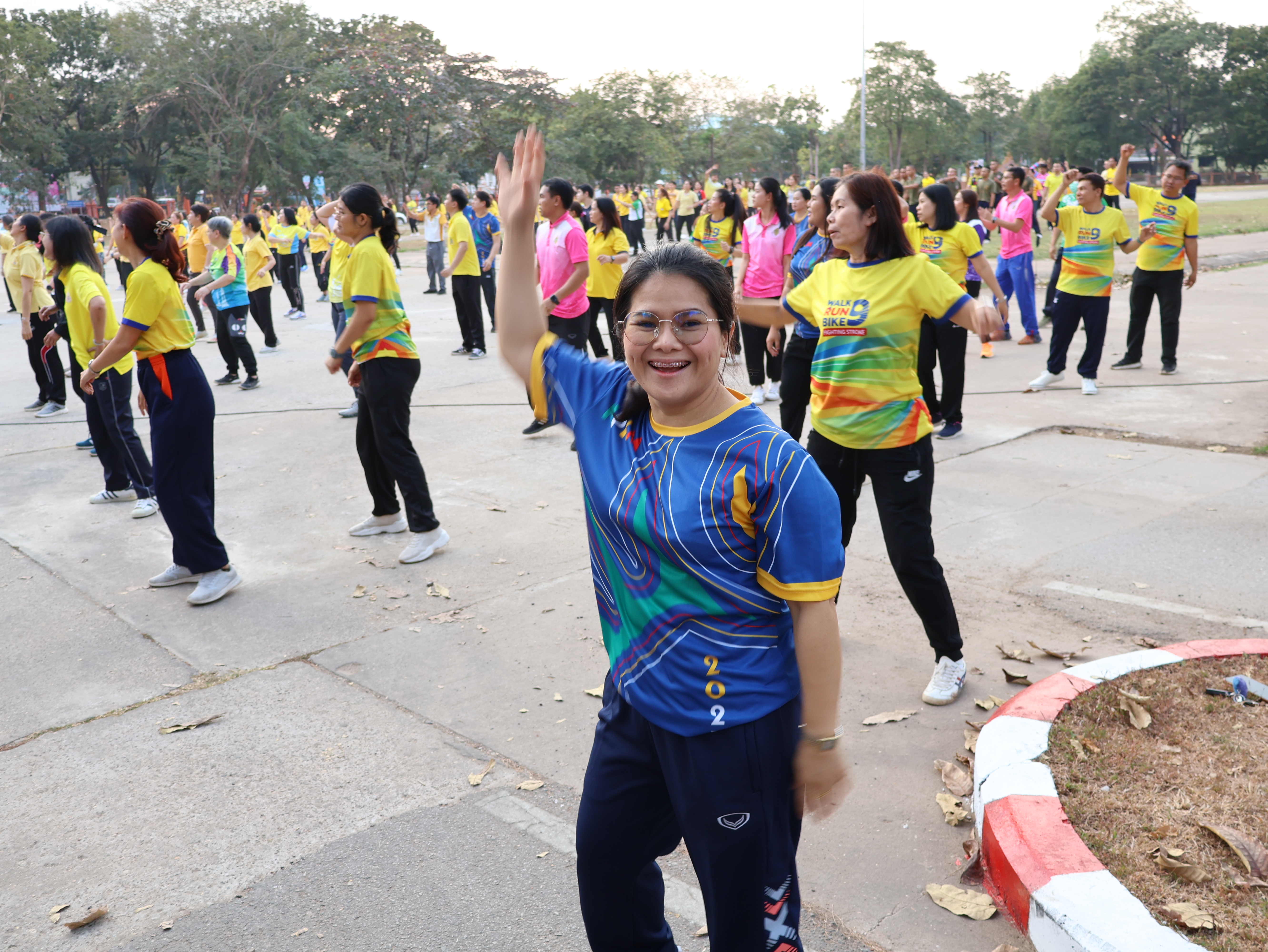 พช.นครพนม ร่วมกิจกรรม Exercise สร้างนิสัยออกกำลังกาย ทุกวันพุธ