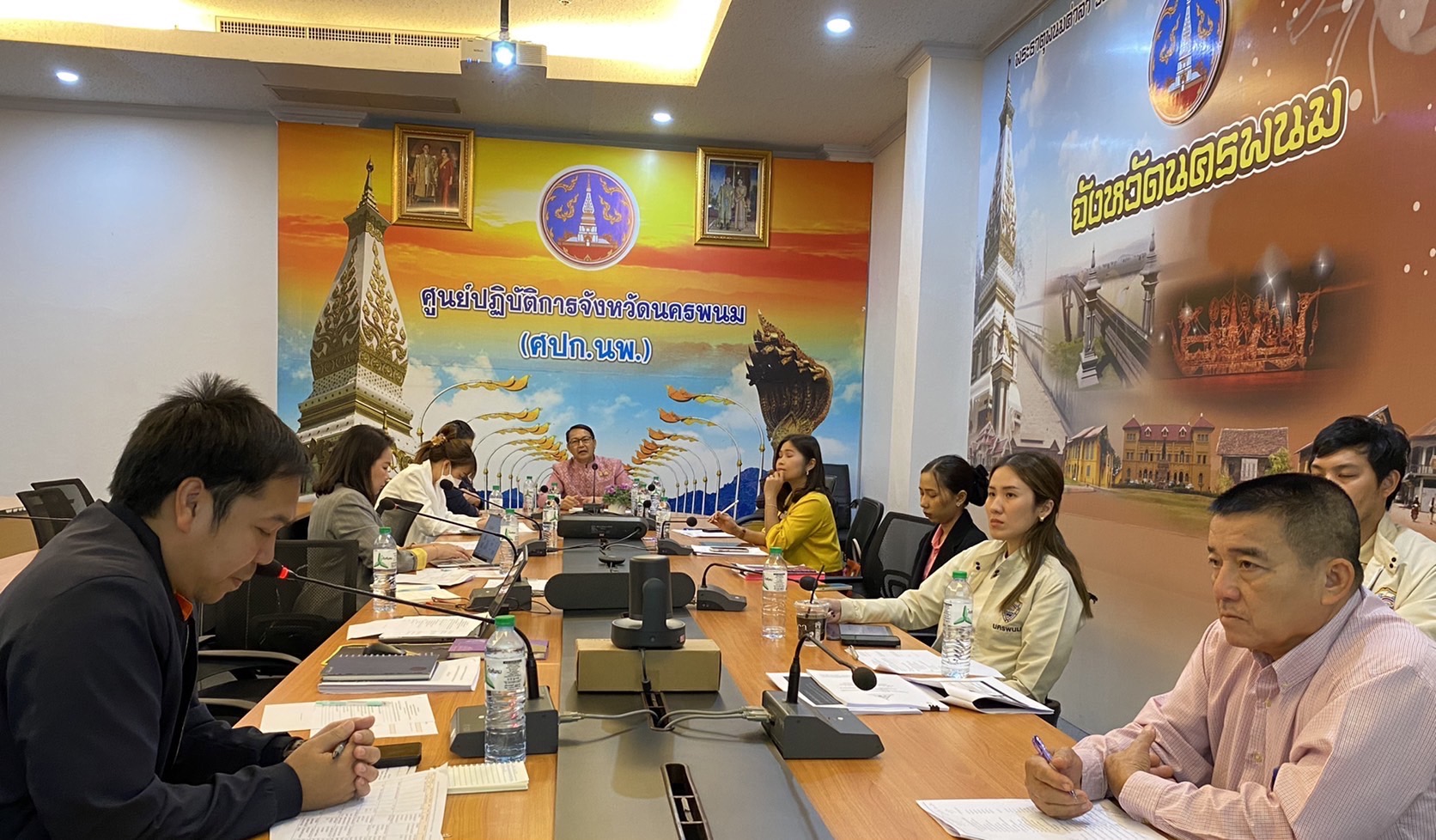 พช.นครพนม   ประชุมคณะอนุกรรมการด้านการช่วยเหลือเศรษฐกิจท้องถิ่นอย่างยั่งยืน ยกระดับจังหวัดนครพนมให้เป็นต้นแบบเมืองรอง