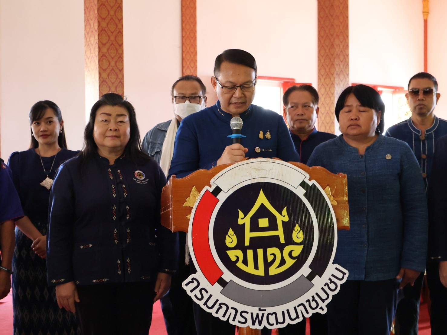 จังหวัดนครพนม   จัดกิจกรรมเนื่องในวาระครบรอบ 55 ปี โครงการพัฒนาผู้นำอาสาพัฒนาชุมชน ภายใต้แนวคิด “รวมพลัง อช. สานพลังแก้จน พัฒนาคนอย่างยั่งยืน”