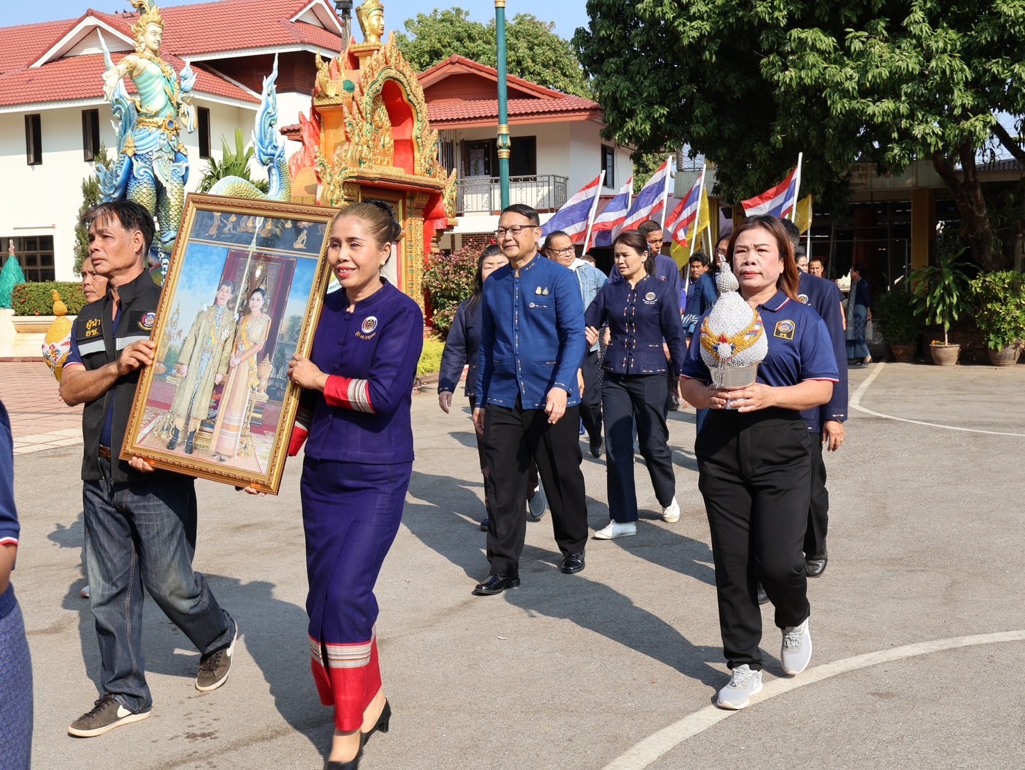 จังหวัดนครพนม   จัดกิจกรรมเนื่องในวาระครบรอบ 55 ปี โครงการพัฒนาผู้นำอาสาพัฒนาชุมชน ภายใต้แนวคิด “รวมพลัง อช. สานพลังแก้จน พัฒนาคนอย่างยั่งยืน”