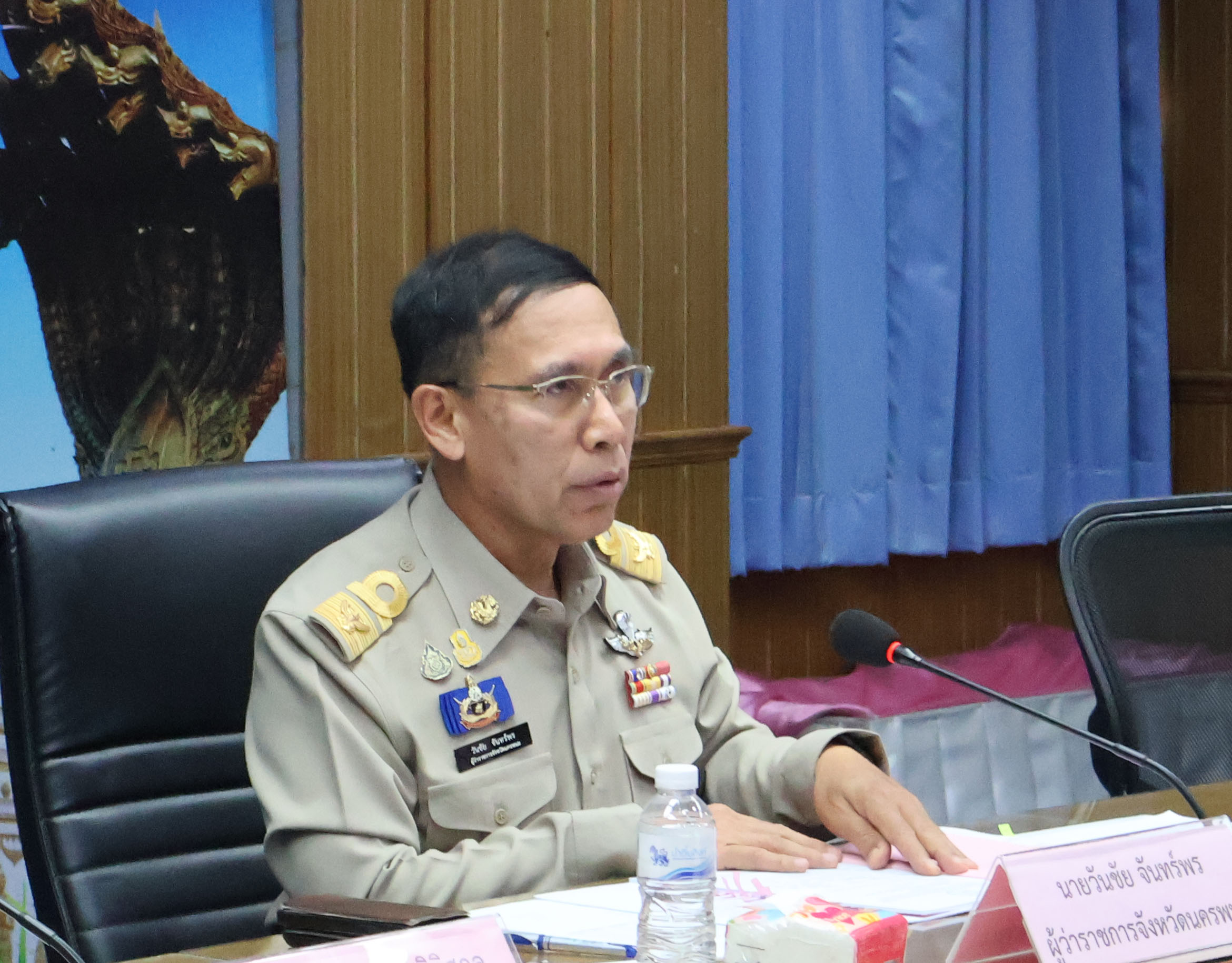 พช.นครพนม   ร่วมประชุมหัวหน้าส่วนมหาดไทย นายอำเภอ ขับเคลื่อนการพัฒนา และดูแลความเป็นอยู่ของประชาชน