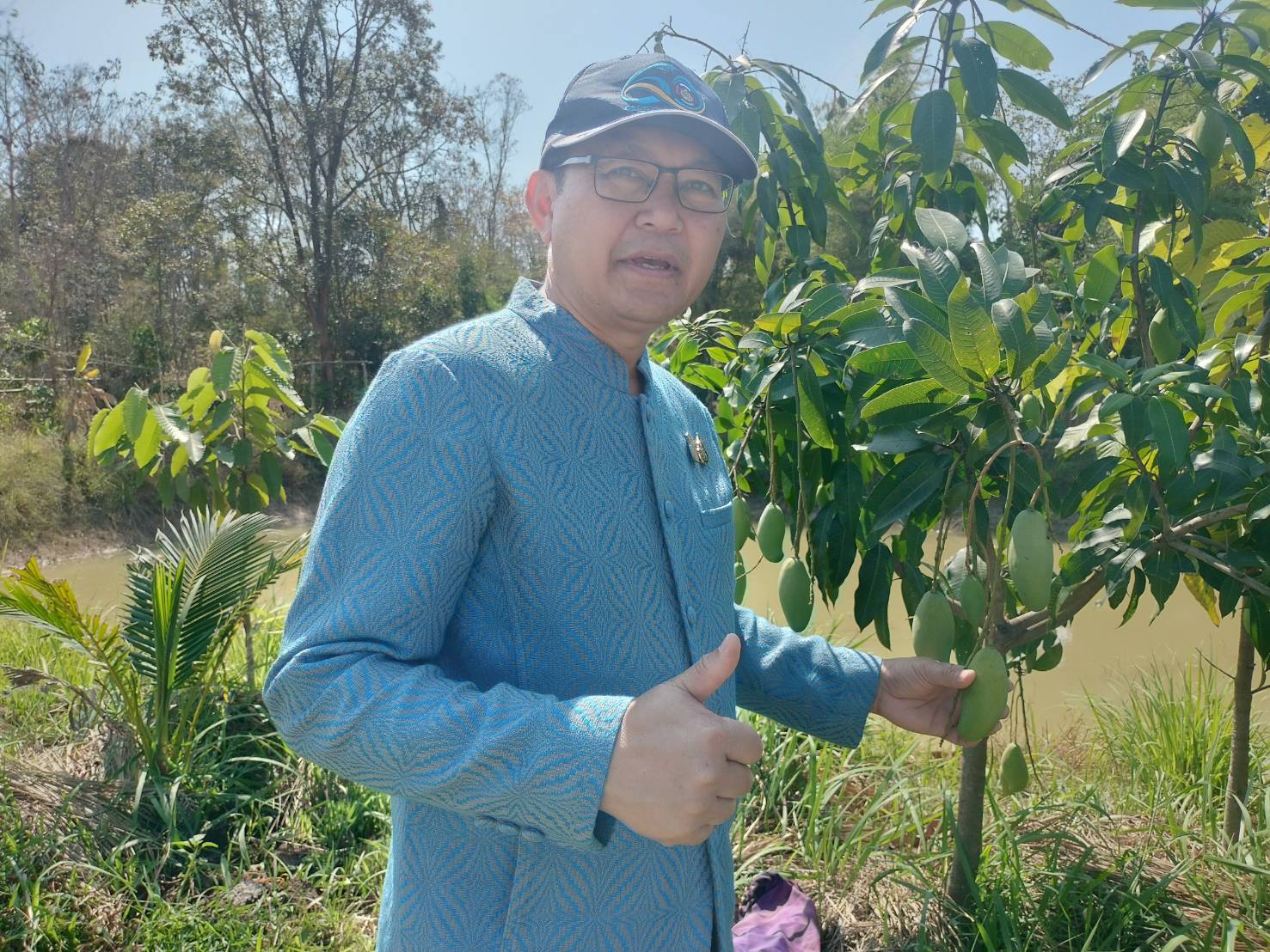 พช.นครพนม   ติดตามเยี่ยมชมผลสำเร็จศูนย์​เรียนรู้​ทฤษฎี​ใหม่​รูปแบบ​ โคก​ หนอง​ นา โมเดล