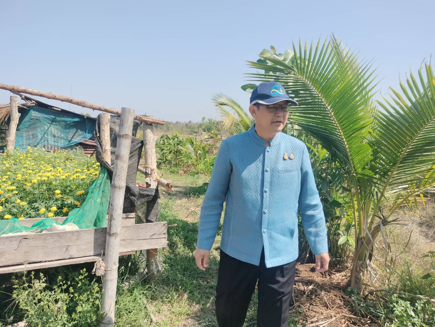 พช.นครพนม   ติดตามเยี่ยมชมผลสำเร็จศูนย์​เรียนรู้​ทฤษฎี​ใหม่​รูปแบบ​ โคก​ หนอง​ นา โมเดล