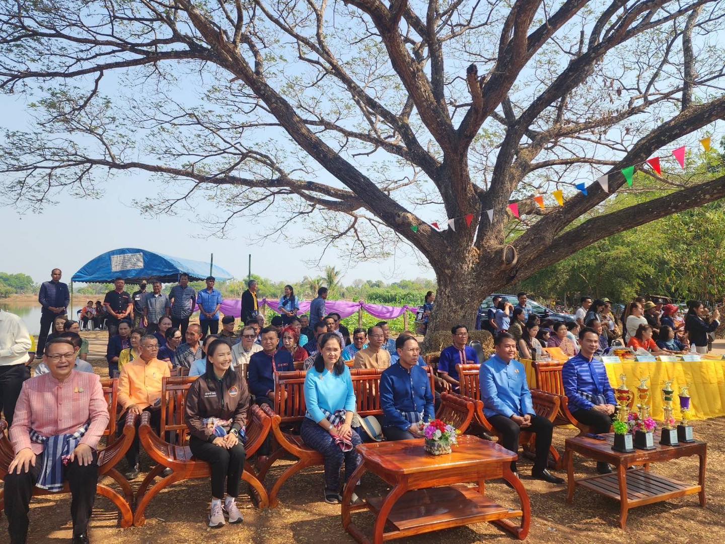พช.นครพนม   ร่วมเป็นเกียรติในพิธีเปิดงานประเพณีบุญสวนแตงประจำปี 2567