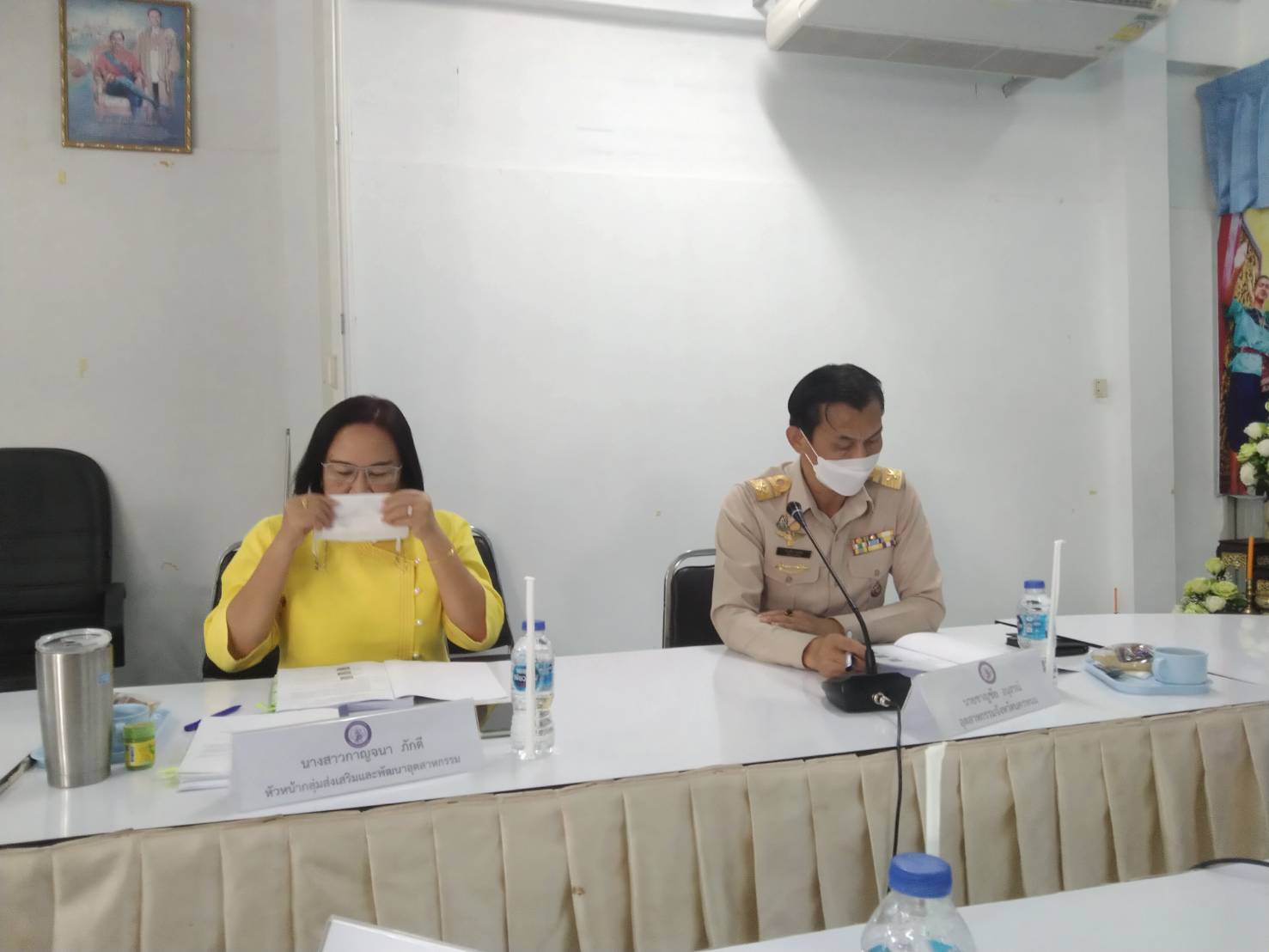 พช.นครพนม   ร่วมประชุมคณะกรรมการรับรองมาตรฐานผลิตภัณฑ์ชุมชนจังหวัดนครพนม ครั้งที่ นพ 23-1/2567