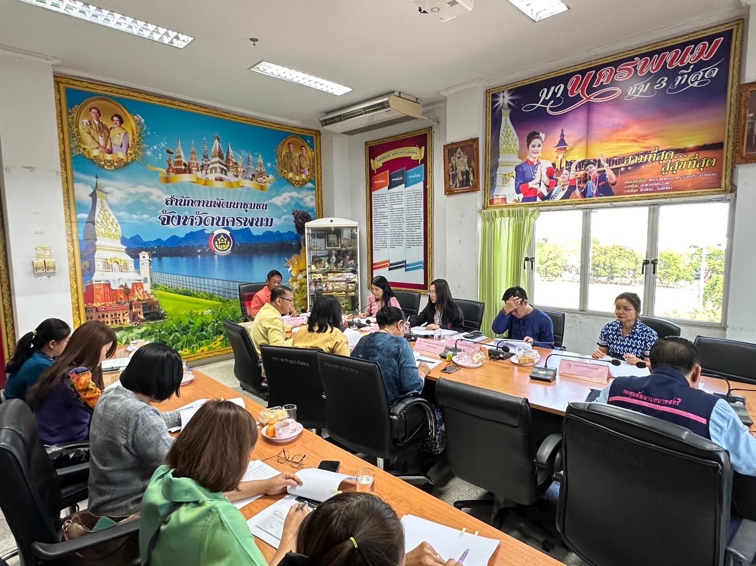 จังหวัดนครพนม   ประชุมคณะอนุกรรมการบริหารกองทุนพัฒนาบทบาทสตรีระดับจังหวัด จังหวัดนครพนม ครั้งที่ 4/2567