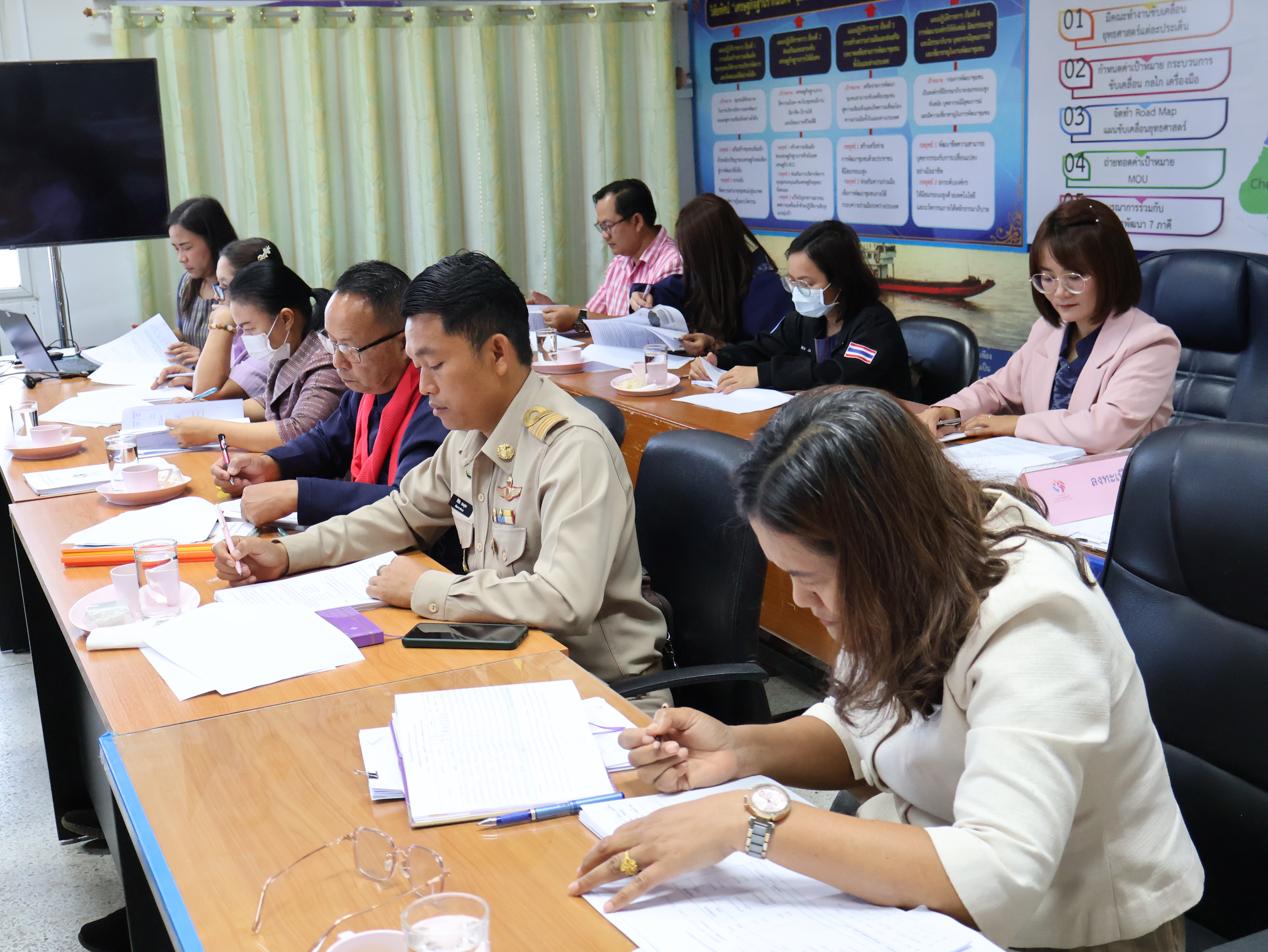 จังหวัดนครพนม   ประชุมคณะอนุกรรมการบริหารกองทุนพัฒนาบทบาทสตรี  จังหวัดนครพนม ครั้งที่ 3/2567