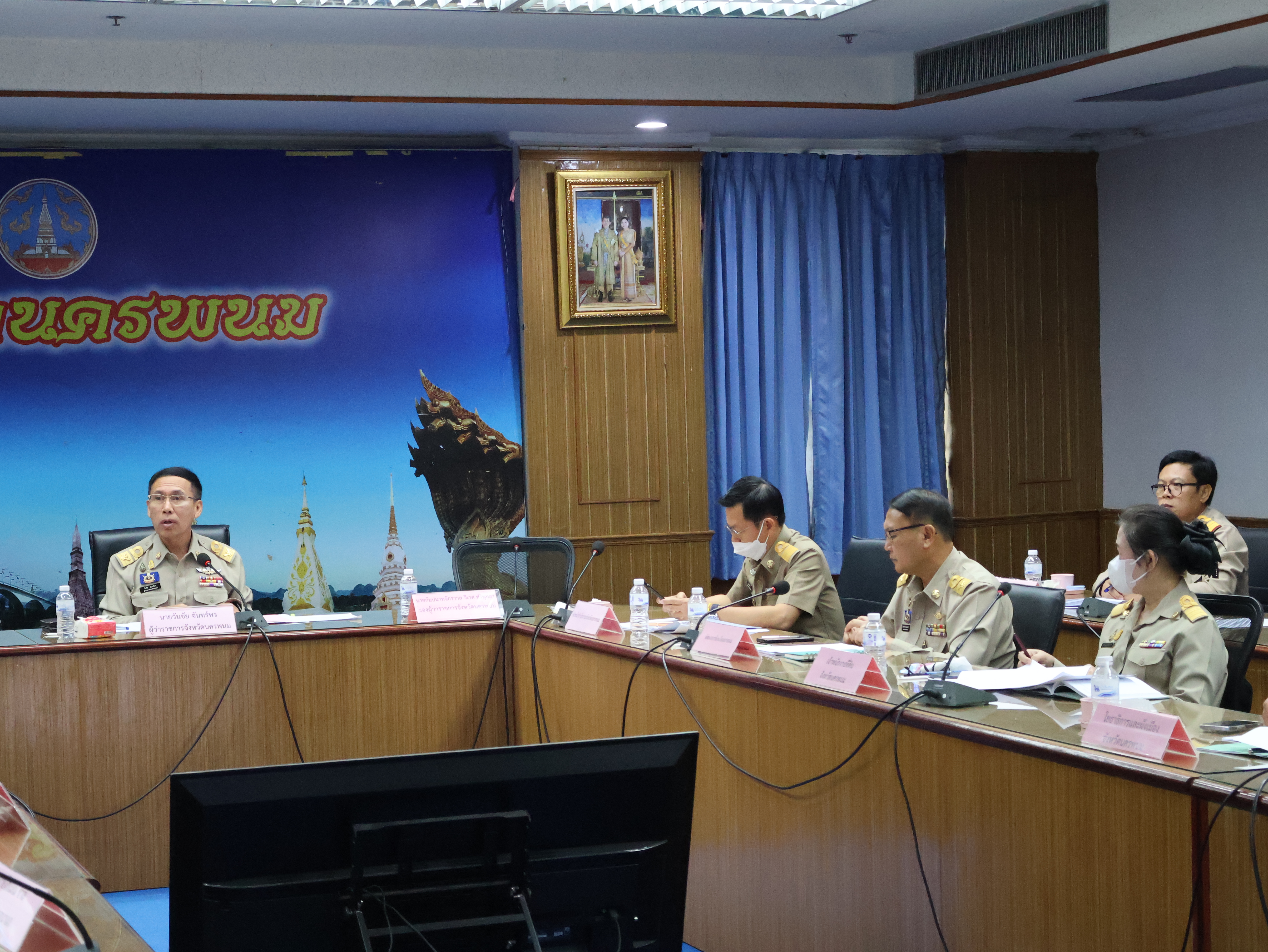 พช.นครพนม   ร่วมประชุมหัวหน้าส่วนมหาดไทย นายอำเภอ ขับเคลื่อนการพัฒนา และดูแลความเป็นอยู่ของประชาชน