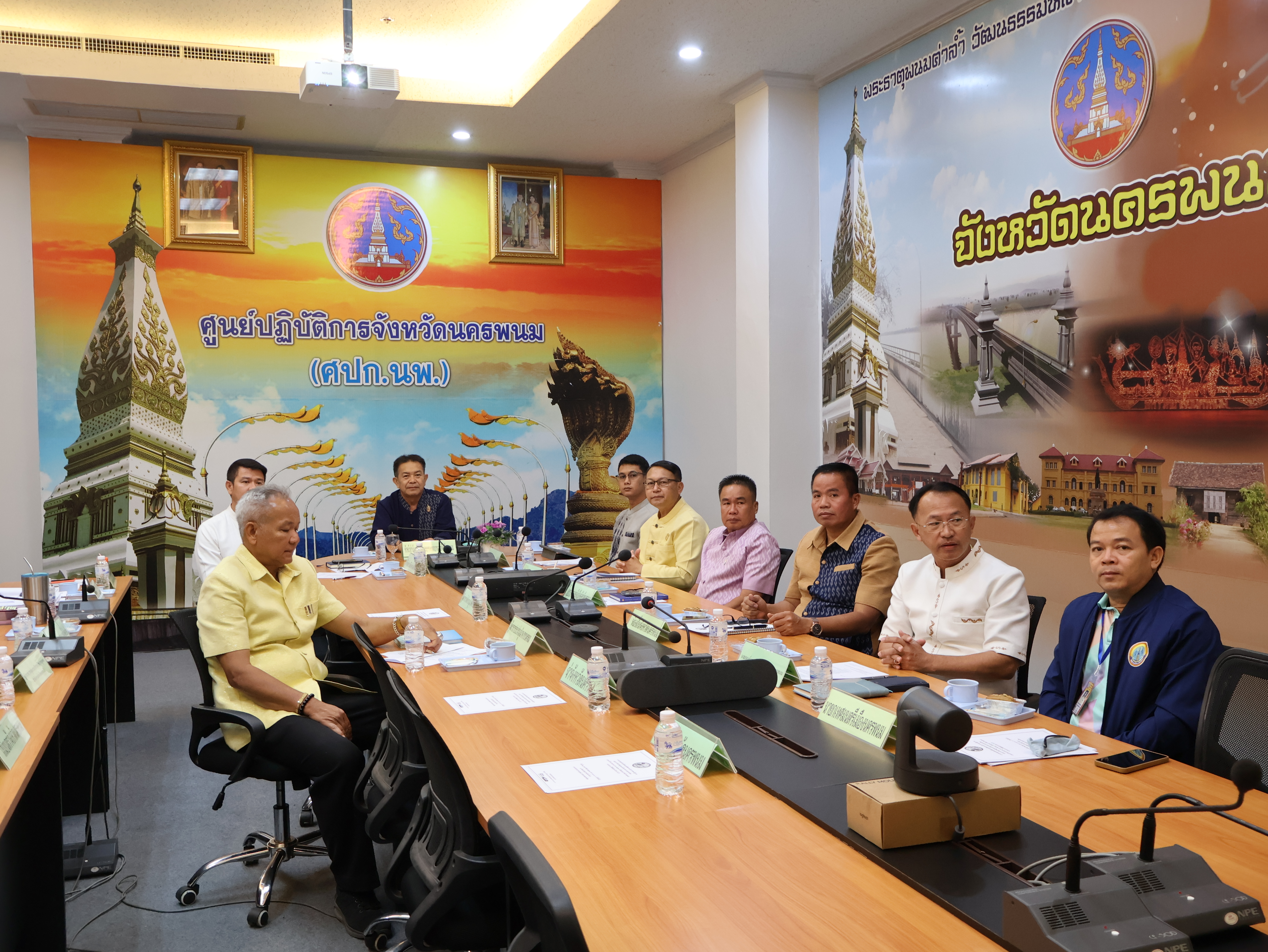 พช.นครพนม    ร่วมการประชุมขับเคลื่อนและติดตามนโยบายของรัฐบาลและภารกิจสำคัญของปลัดกระทรวงมหาดไทย  ประจำปีงบประมาณพ.ศ 2567 เดือนกุมภาพันธ์ 2567 ผ่านระบบวีดิทัศน์ทางไกล (vcs)