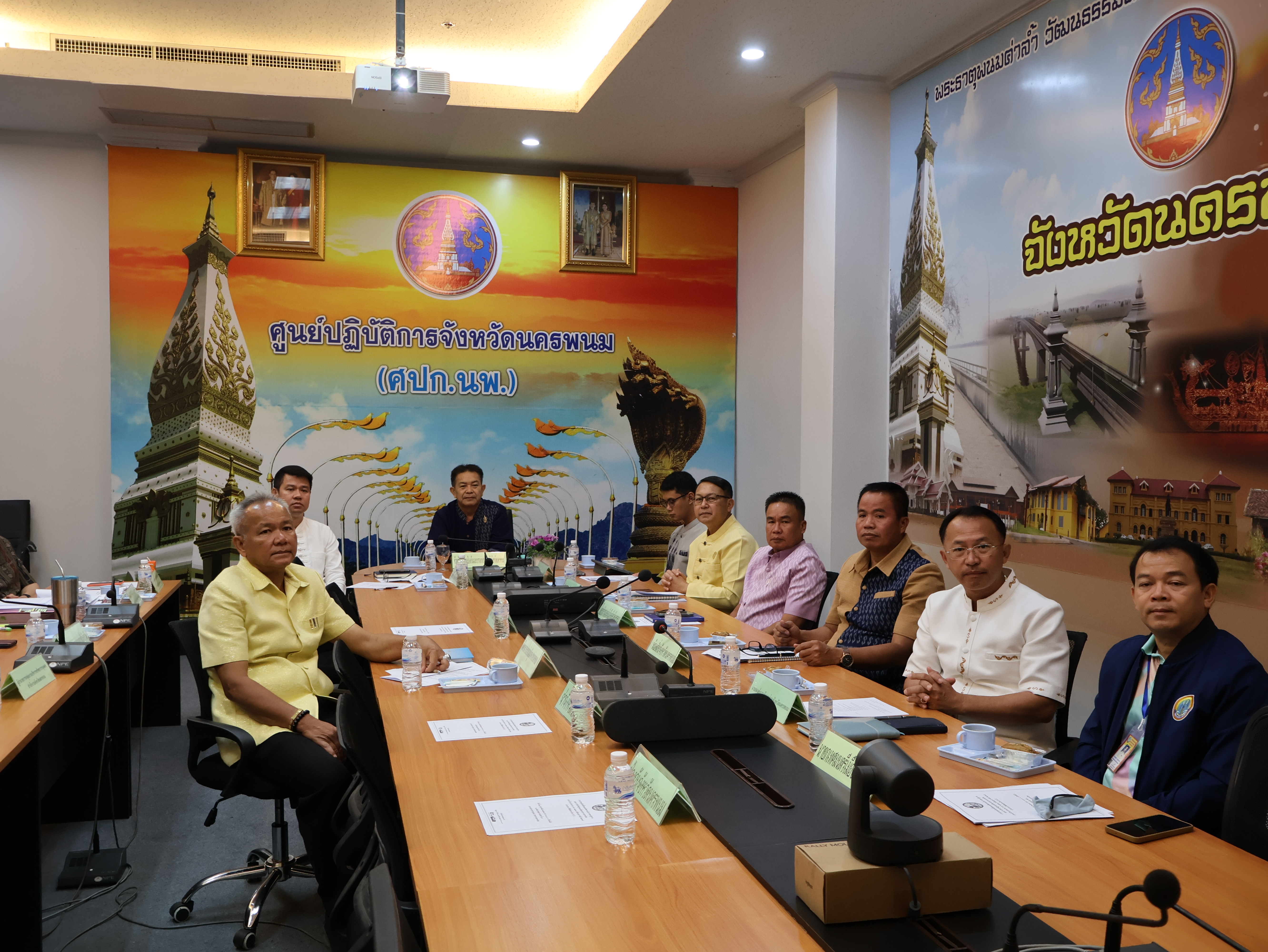 พช.นครพนม    ร่วมการประชุมขับเคลื่อนและติดตามนโยบายของรัฐบาลและภารกิจสำคัญของปลัดกระทรวงมหาดไทย  ประจำปีงบประมาณพ.ศ 2567 เดือนกุมภาพันธ์ 2567 ผ่านระบบวีดิทัศน์ทางไกล (vcs)