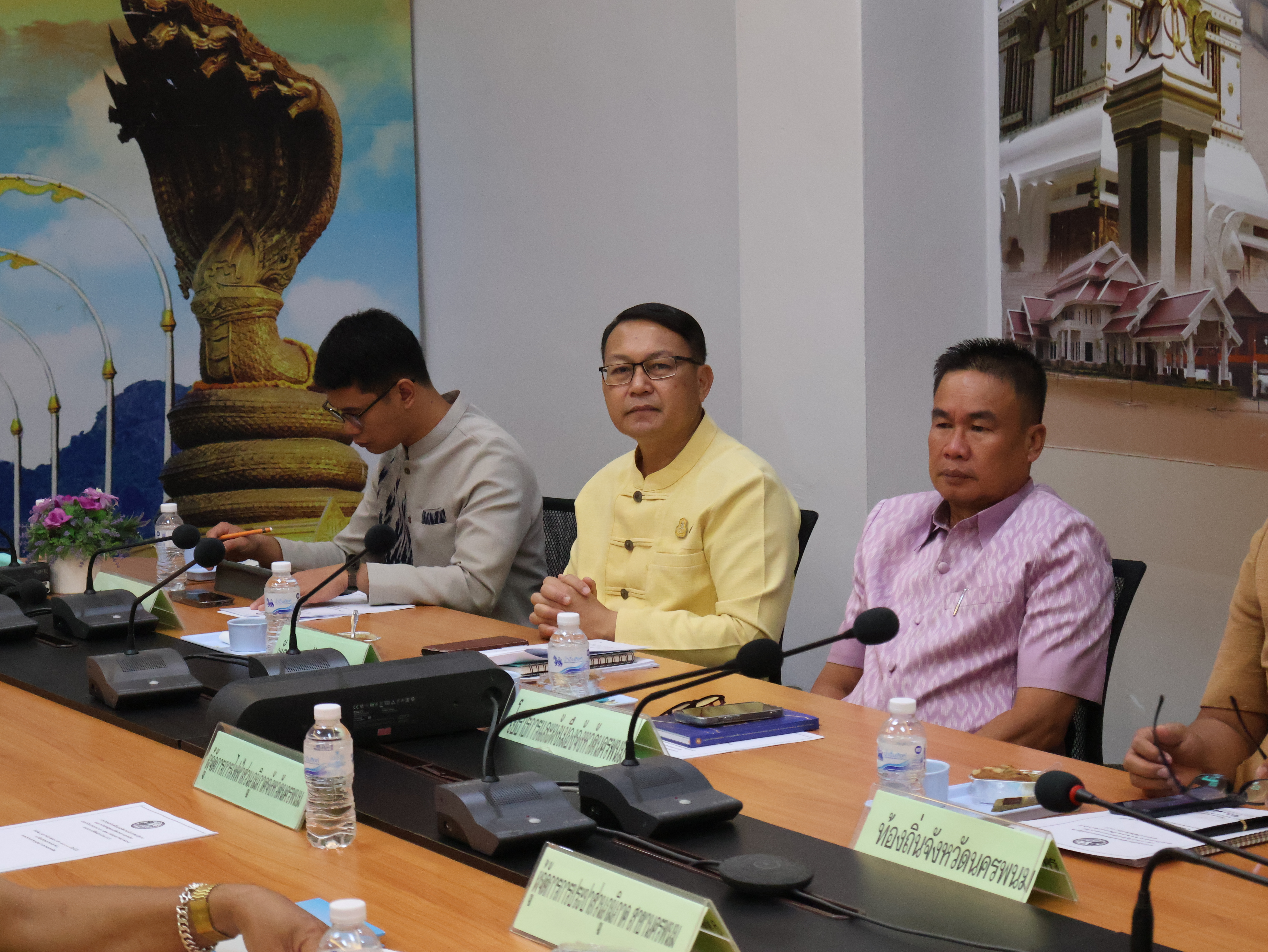 พช.นครพนม    ร่วมการประชุมขับเคลื่อนและติดตามนโยบายของรัฐบาลและภารกิจสำคัญของปลัดกระทรวงมหาดไทย  ประจำปีงบประมาณพ.ศ 2567 เดือนกุมภาพันธ์ 2567 ผ่านระบบวีดิทัศน์ทางไกล (vcs)