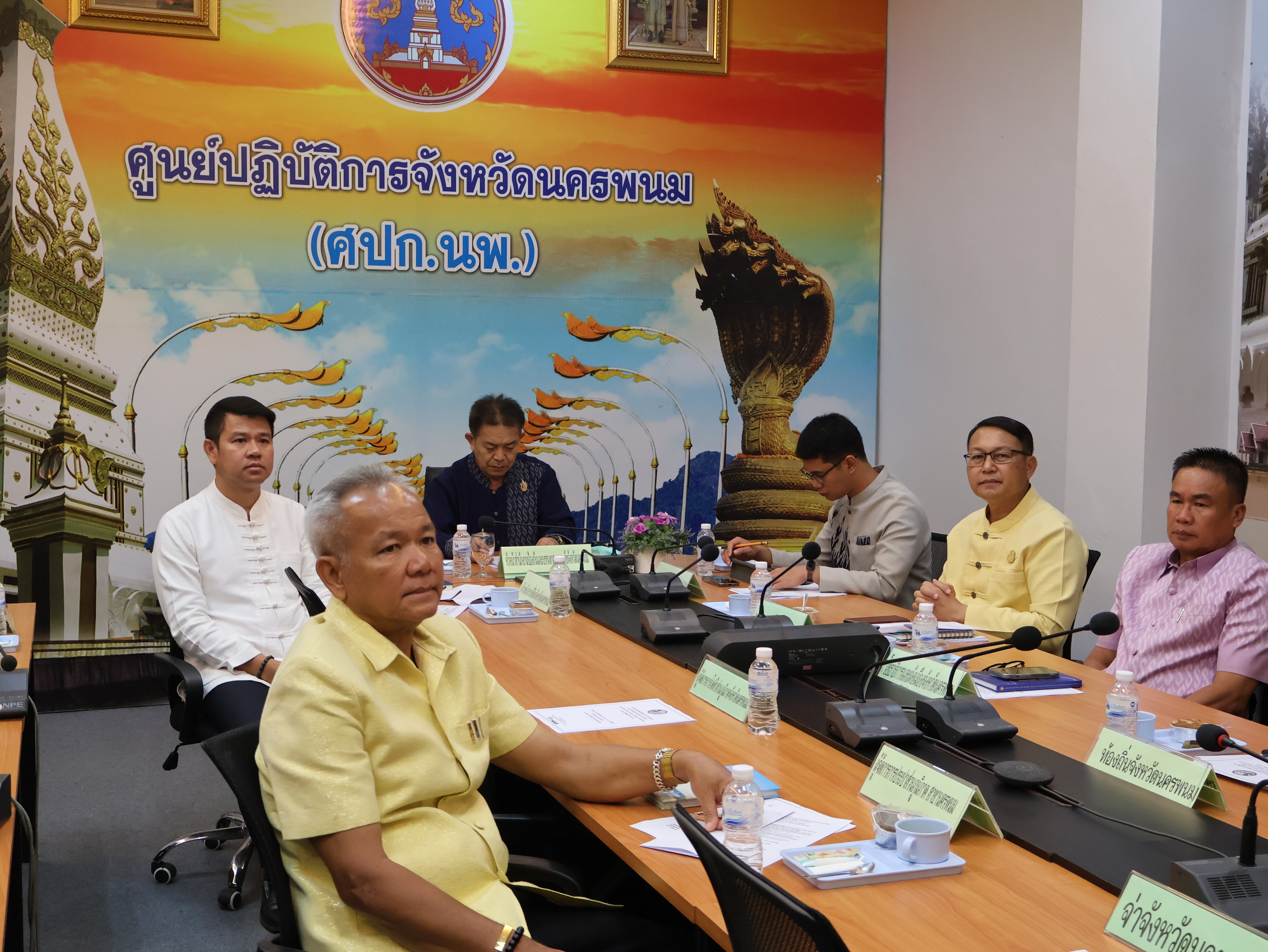 พช.นครพนม    ร่วมการประชุมขับเคลื่อนและติดตามนโยบายของรัฐบาลและภารกิจสำคัญของปลัดกระทรวงมหาดไทย  ประจำปีงบประมาณพ.ศ 2567 เดือนกุมภาพันธ์ 2567 ผ่านระบบวีดิทัศน์ทางไกล (vcs)