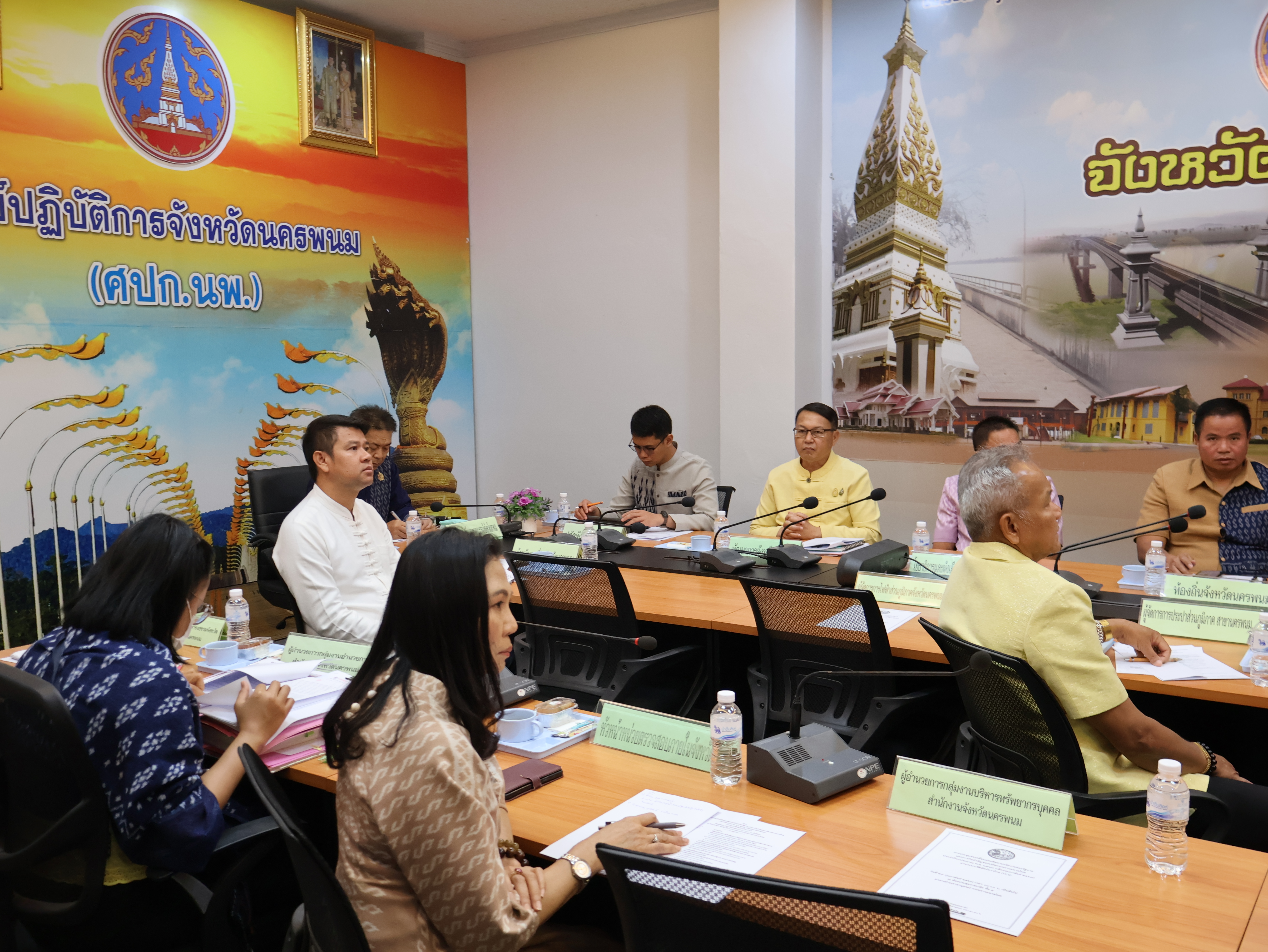 พช.นครพนม    ร่วมการประชุมขับเคลื่อนและติดตามนโยบายของรัฐบาลและภารกิจสำคัญของปลัดกระทรวงมหาดไทย  ประจำปีงบประมาณพ.ศ 2567 เดือนกุมภาพันธ์ 2567 ผ่านระบบวีดิทัศน์ทางไกล (vcs)