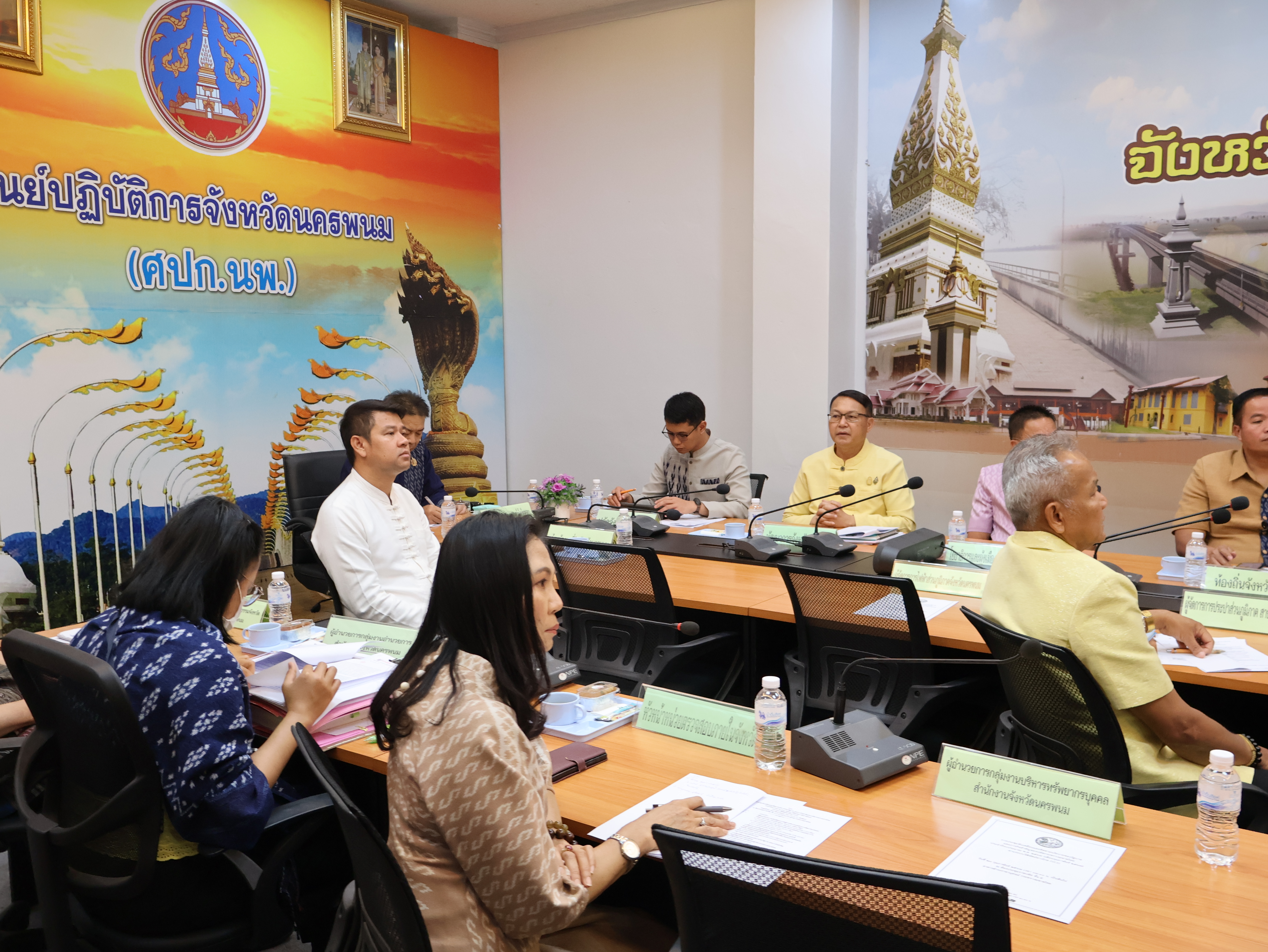 พช.นครพนม    ร่วมการประชุมขับเคลื่อนและติดตามนโยบายของรัฐบาลและภารกิจสำคัญของปลัดกระทรวงมหาดไทย  ประจำปีงบประมาณพ.ศ 2567 เดือนกุมภาพันธ์ 2567 ผ่านระบบวีดิทัศน์ทางไกล (vcs)