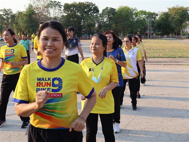 พช.นครพนม   ร่วมกิจกรรม Exercise สร้างนิสัยออกกำลังกาย ทุกวันพุธ