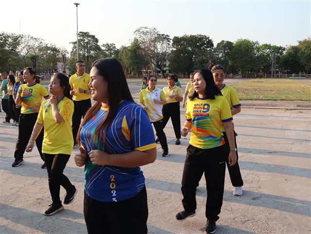 พช.นครพนม   ร่วมกิจกรรม Exercise สร้างนิสัยออกกำลังกาย ทุกวันพุธ