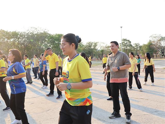 พช.นครพนม   ร่วมกิจกรรม Exercise สร้างนิสัยออกกำลังกาย ทุกวันพุธ