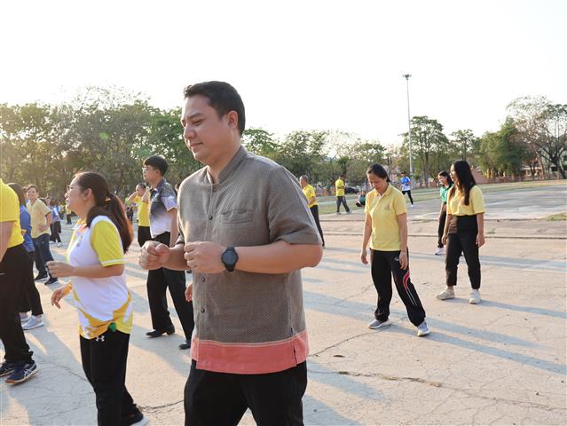 พช.นครพนม   ร่วมกิจกรรม Exercise สร้างนิสัยออกกำลังกาย ทุกวันพุธ