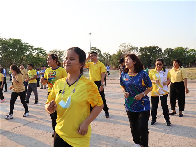 พช.นครพนม   ร่วมกิจกรรม Exercise สร้างนิสัยออกกำลังกาย ทุกวันพุธ