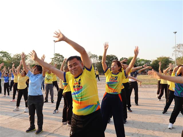 พช.นครพนม   ร่วมกิจกรรม Exercise สร้างนิสัยออกกำลังกาย ทุกวันพุธ