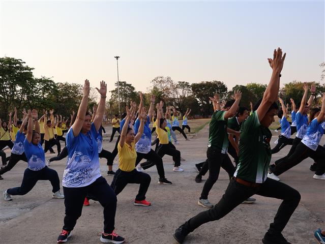 พช.นครพนม   ร่วมกิจกรรม Exercise สร้างนิสัยออกกำลังกาย ทุกวันพุธ