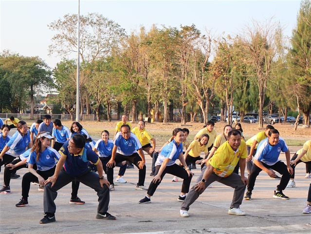 พช.นครพนม   ร่วมกิจกรรม Exercise สร้างนิสัยออกกำลังกาย ทุกวันพุธ
