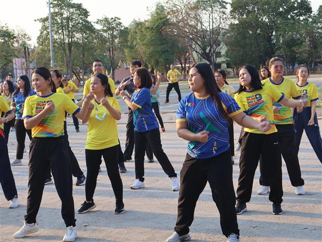 พช.นครพนม   ร่วมกิจกรรม Exercise สร้างนิสัยออกกำลังกาย ทุกวันพุธ