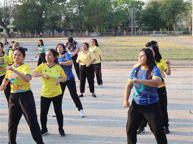 พช.นครพนม   ร่วมกิจกรรม Exercise สร้างนิสัยออกกำลังกาย ทุกวันพุธ
