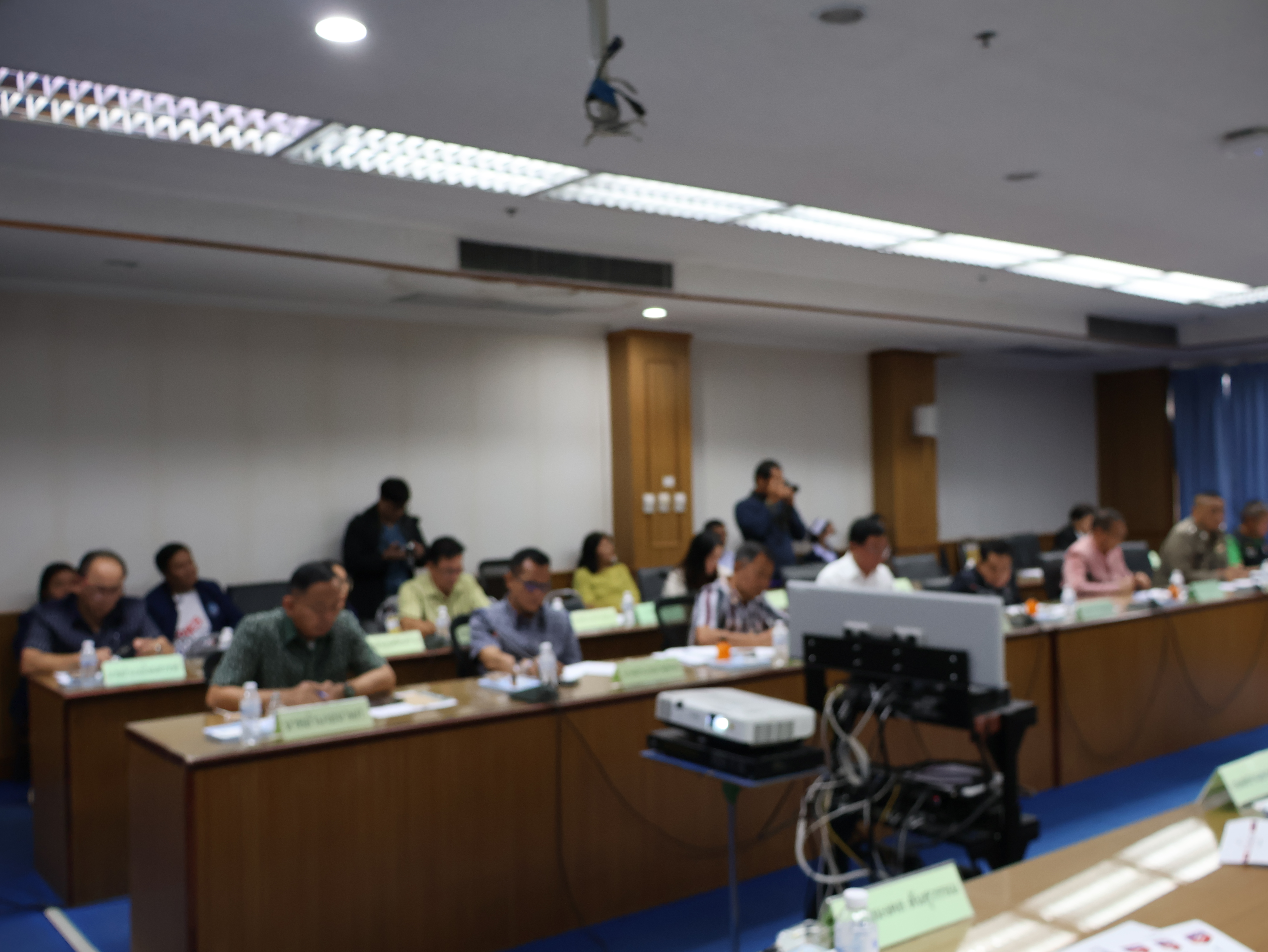 พช.นครพนม   ร่วมประชุมหารือการเตรียมความพร้อมต้อนรับนายกรัฐมนตรีและคณะ รวมทั้งร่วมหารือแผนงาน/โครงการยกระดับเมืองและกระตุ้นเศรษฐกิจท้องถิ่น