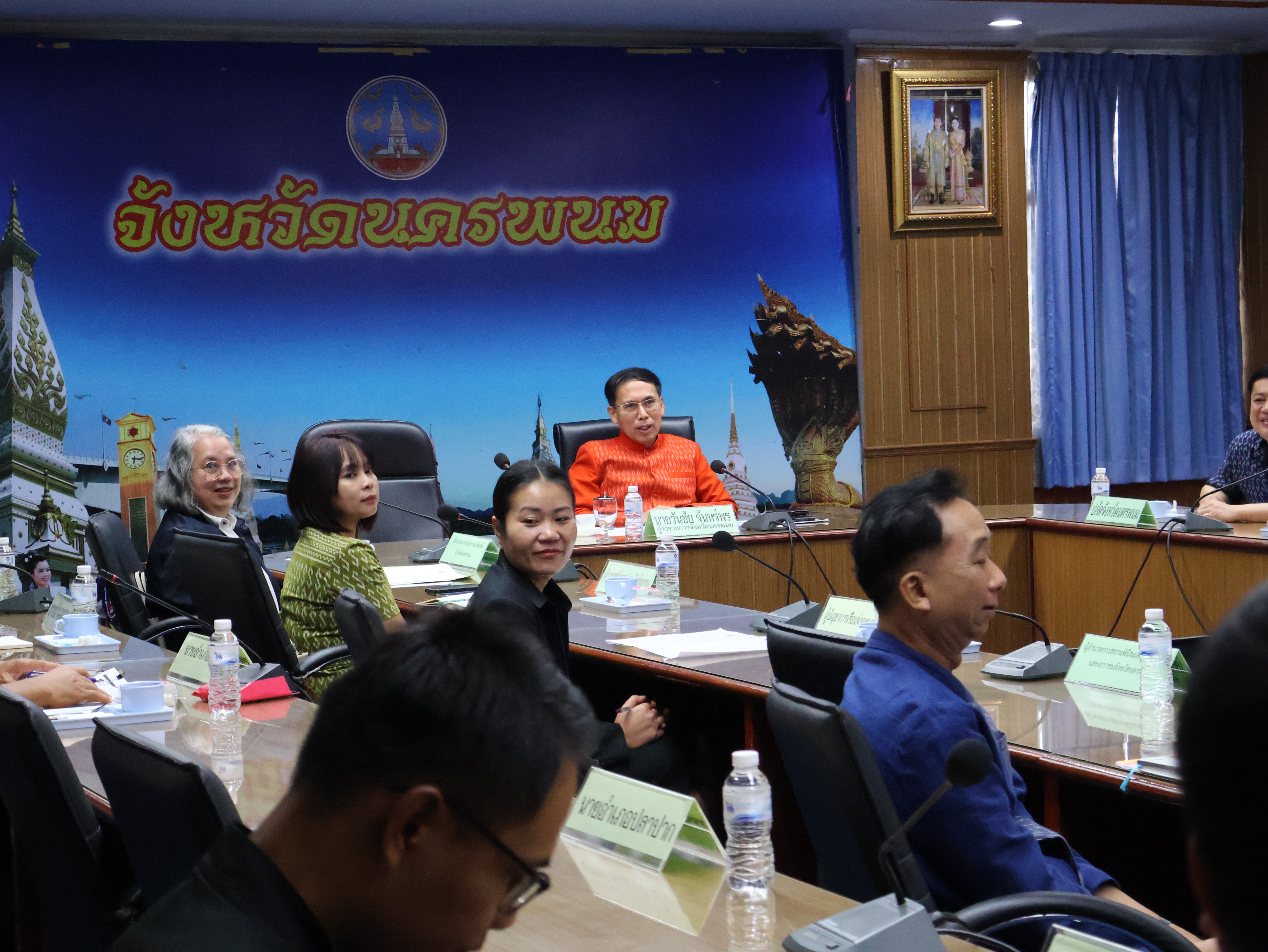 พช.นครพนม ร่วมการประชุมรับมอบนโยบายในการกำกับและติดตามการปฏิบัติราชการในภูมิภาคของรองนายกรัฐมนตรี (นายพีระพันธุ์ สาลีรัฐวิภาค)