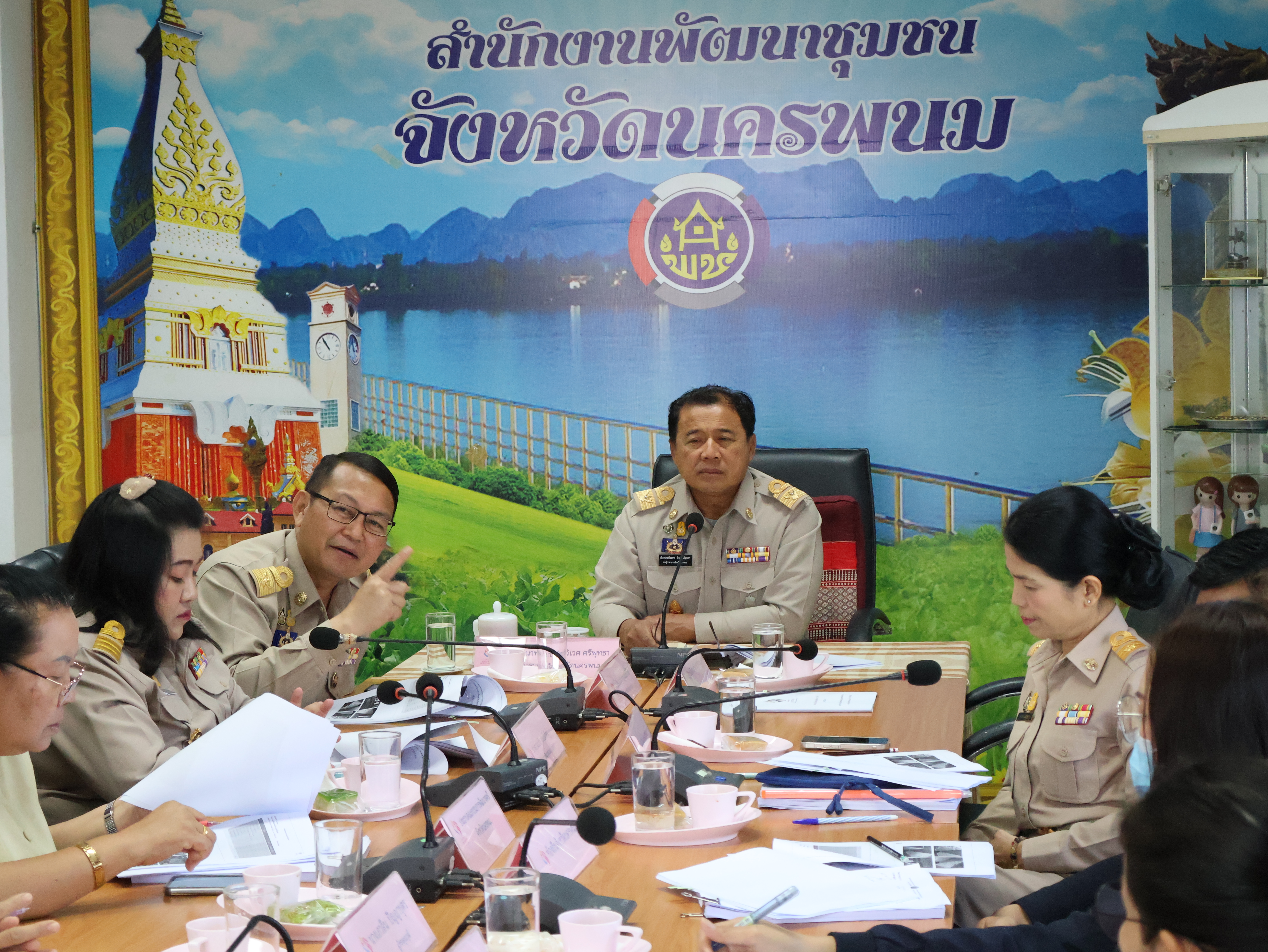 จังหวัดนครพนม   ประชุมคณะอนุกรรมการบริหารกองทุนพัฒนาบทบาทสตรี  จังหวัดนครพนม ครั้งที่ 2/2567