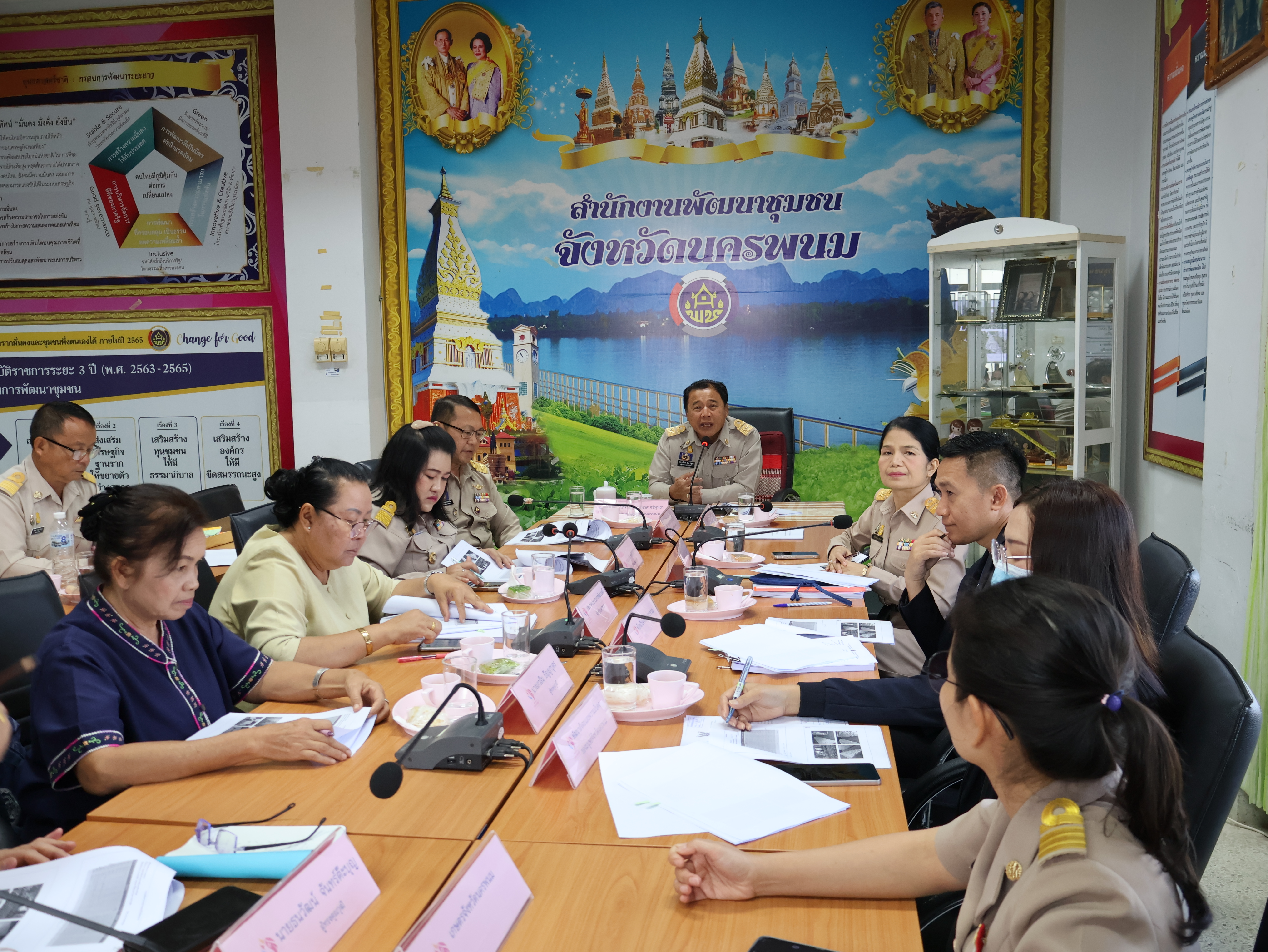 จังหวัดนครพนม   ประชุมคณะอนุกรรมการบริหารกองทุนพัฒนาบทบาทสตรี  จังหวัดนครพนม ครั้งที่ 2/2567