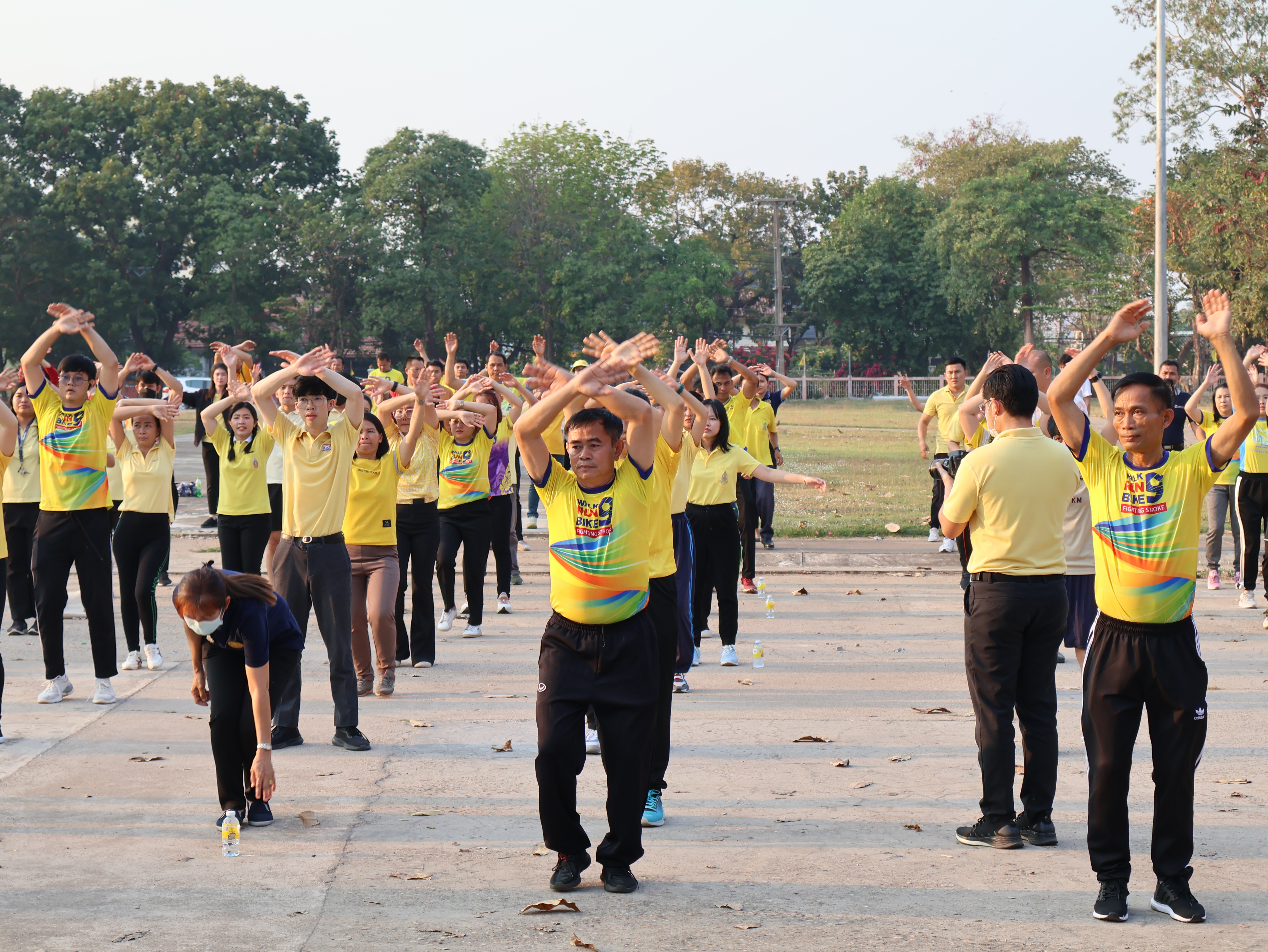 พช.นครพนม ร่วมกิจกรรม Exercise สร้างนิสัยออกกำลังกาย ทุกวันพุธ